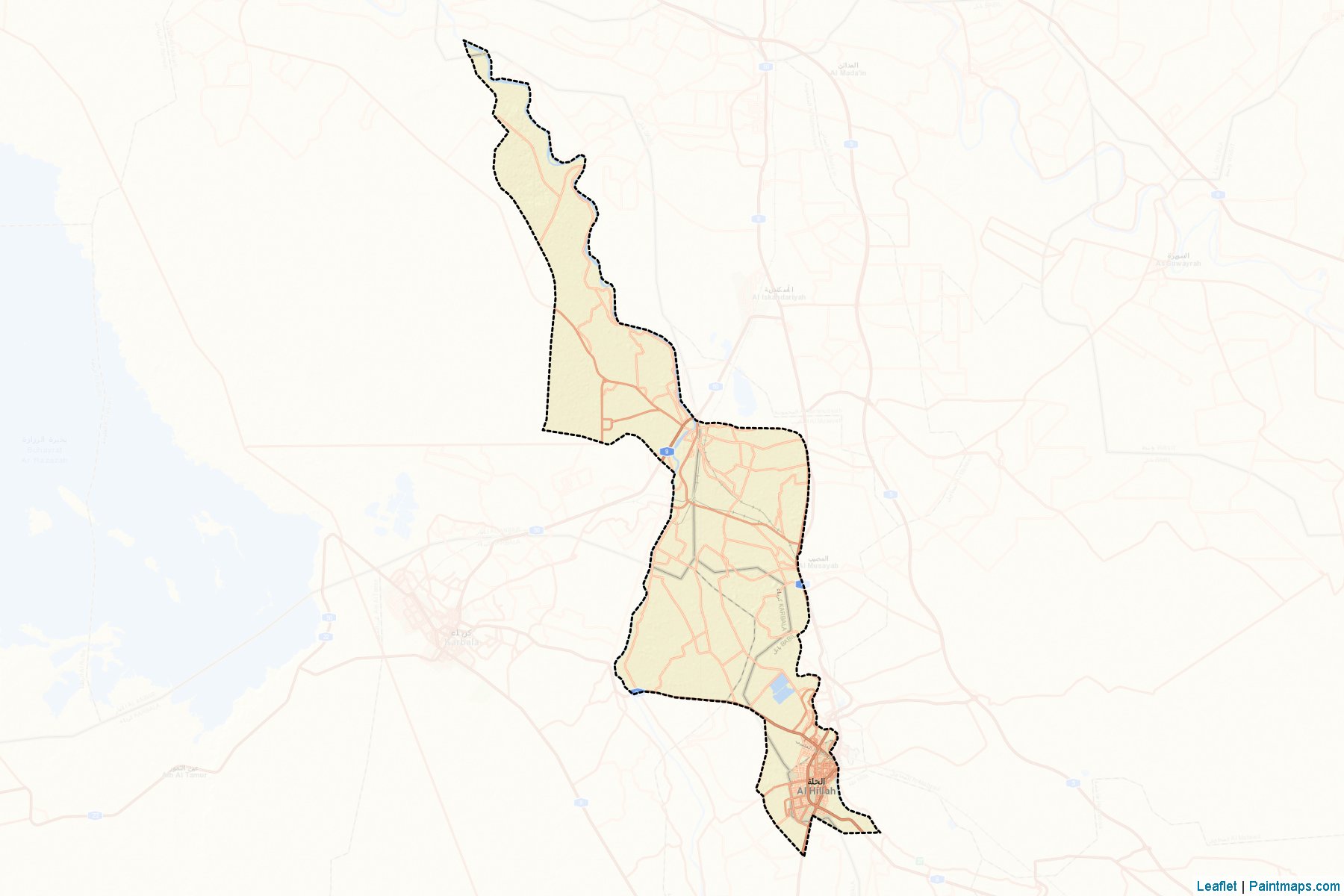 Muestras de recorte de mapas Musayab (Babil)-2