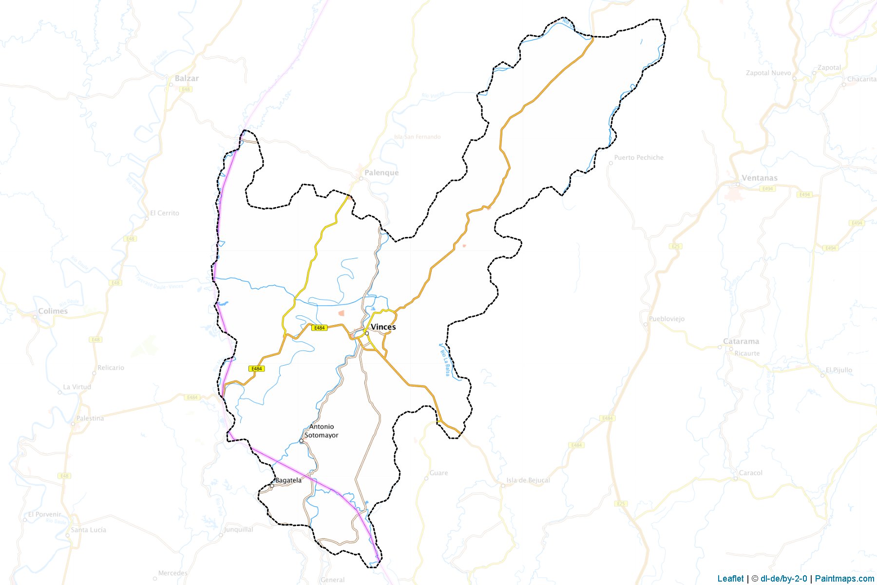 Muestras de recorte de mapas Vinces (Los Rios)-1