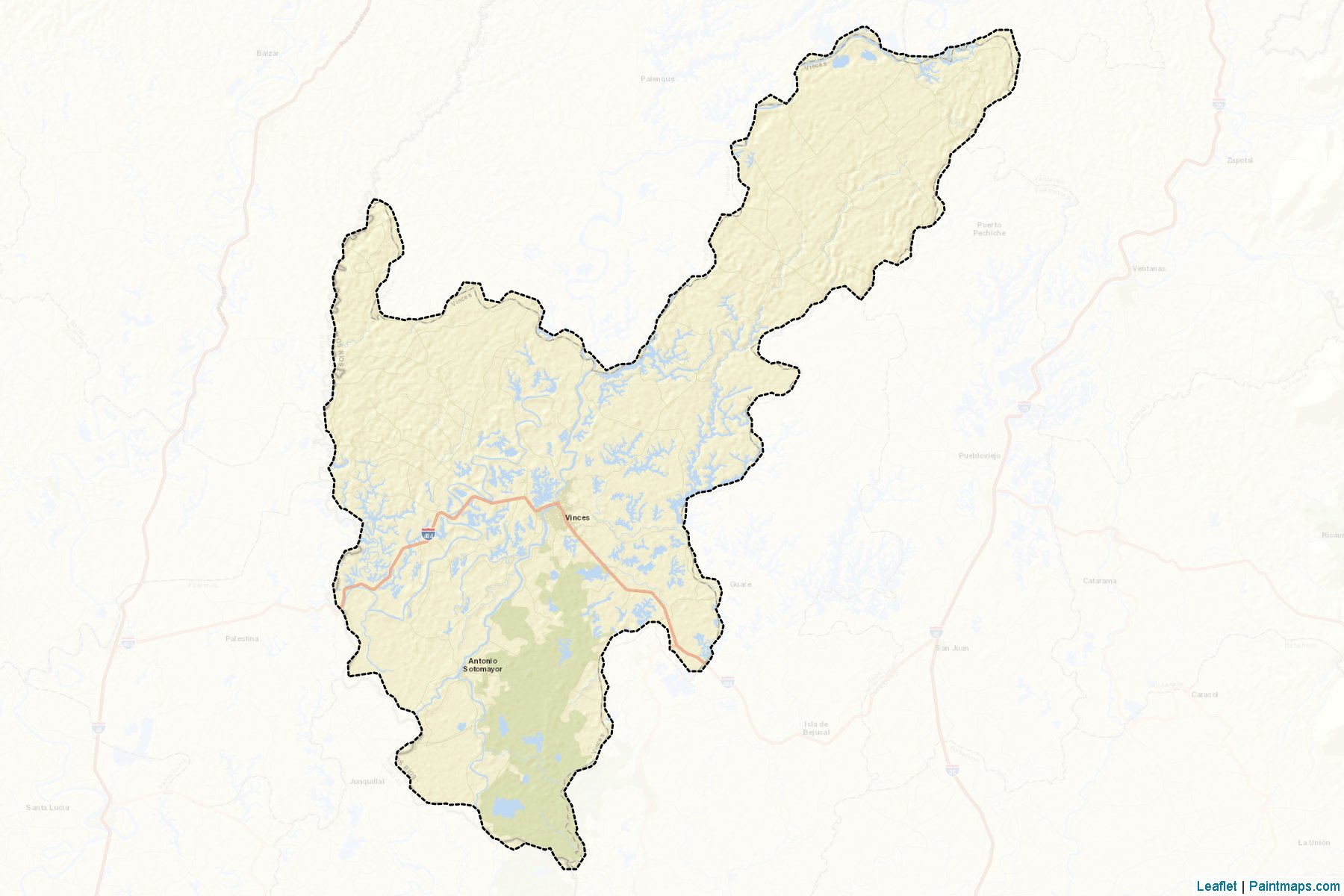 Muestras de recorte de mapas Vinces (Los Rios)-2