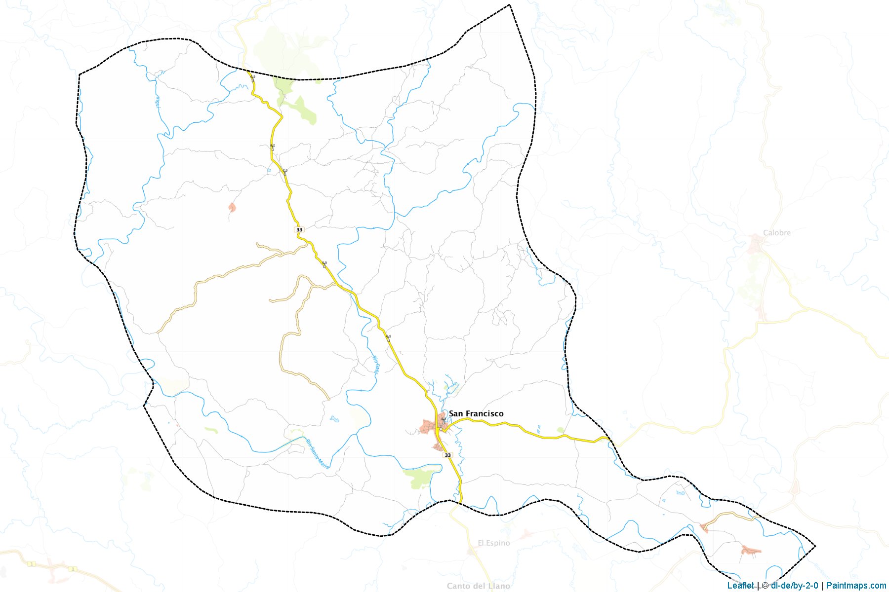 Muestras de recorte de mapas San Francisco (Veraguas)-1