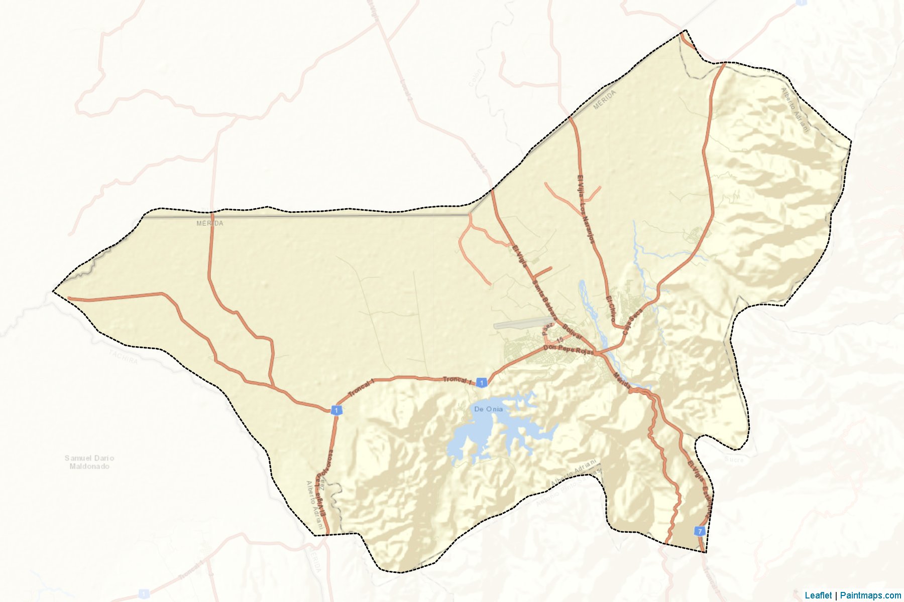 Muestras de recorte de mapas Alberto Adriani (Mérida)-2