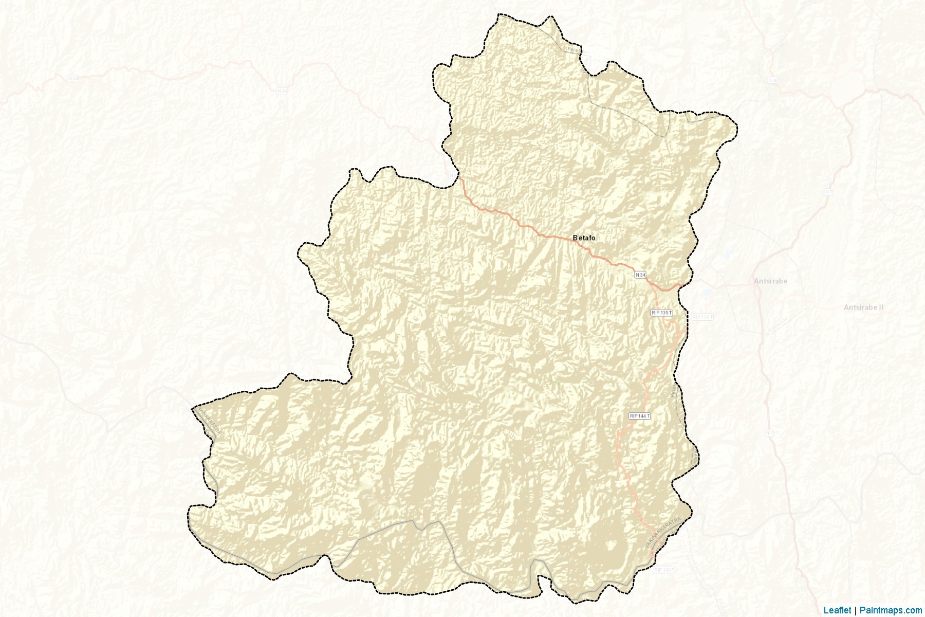 Betafo (Antananarivo) Map Cropping Samples-2