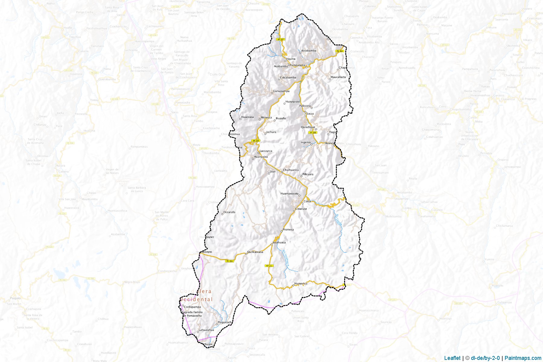 Muestras de recorte de mapas Aymaraes (Apurimac)-1