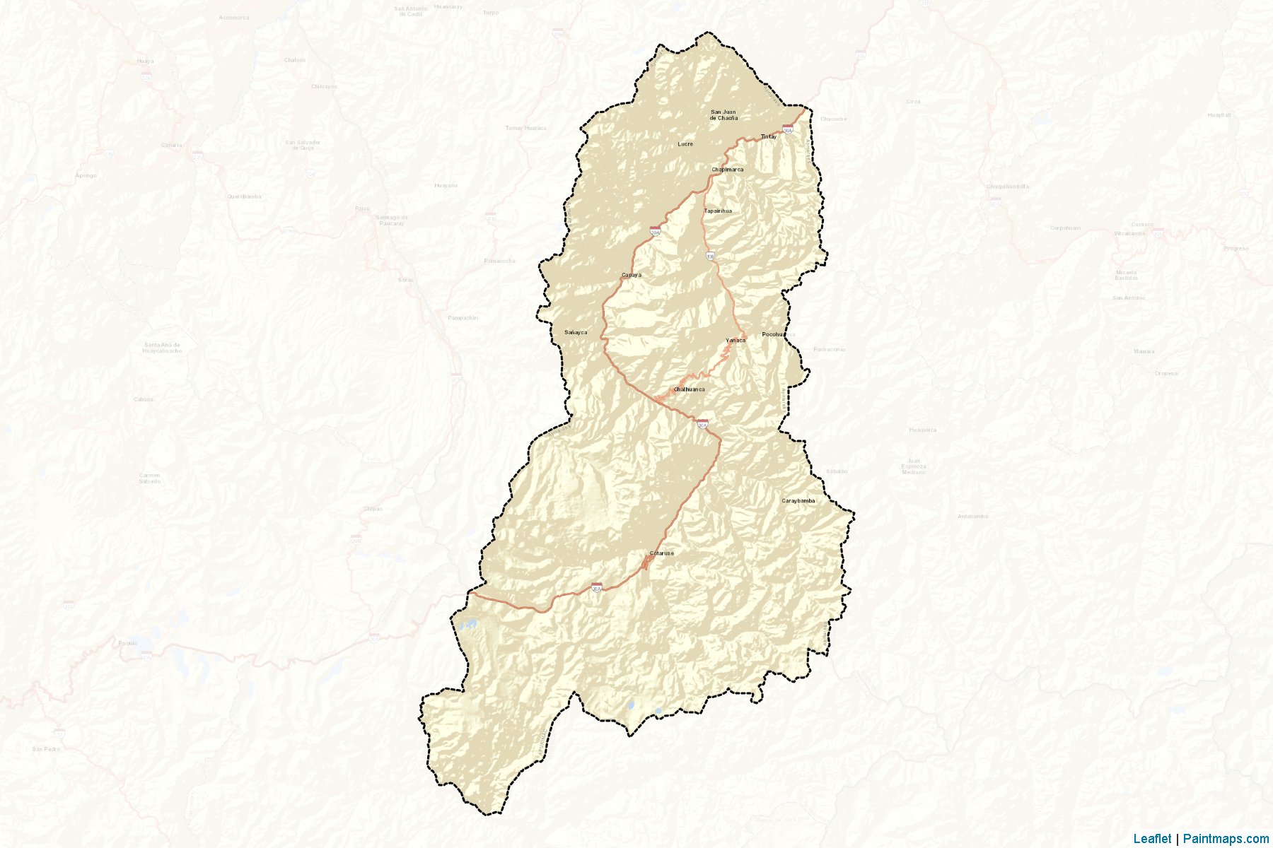 Muestras de recorte de mapas Aymaraes (Apurimac)-2