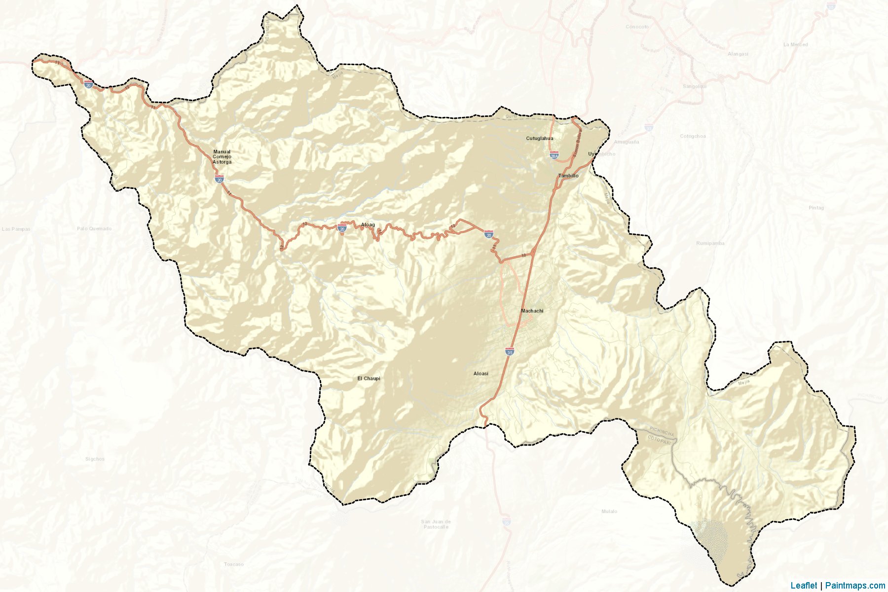 Muestras de recorte de mapas Mejía (Pichincha)-2