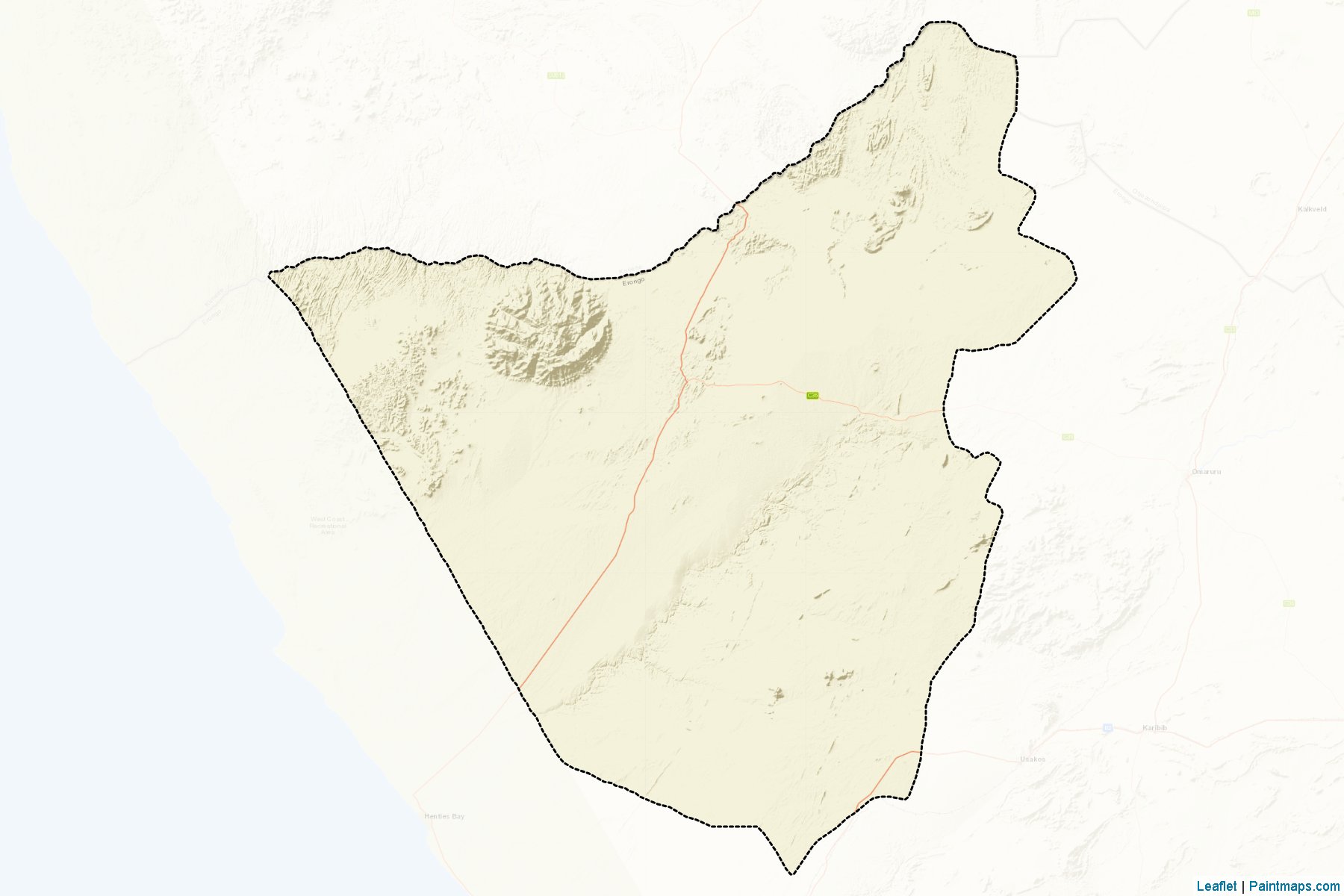 Muestras de recorte de mapas Daures (Erongo)-2