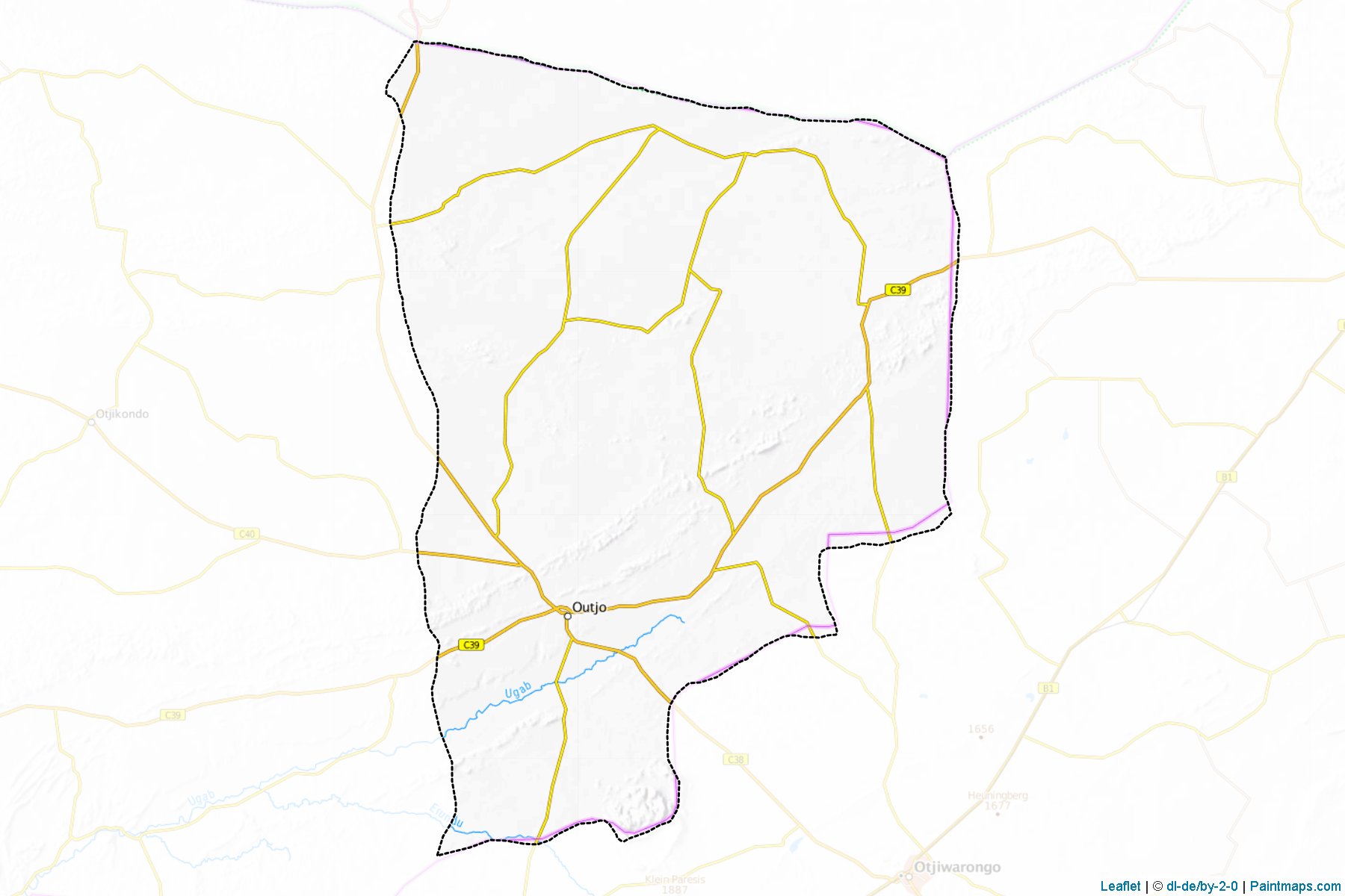 Outjo (Kunene) Map Cropping Samples-1