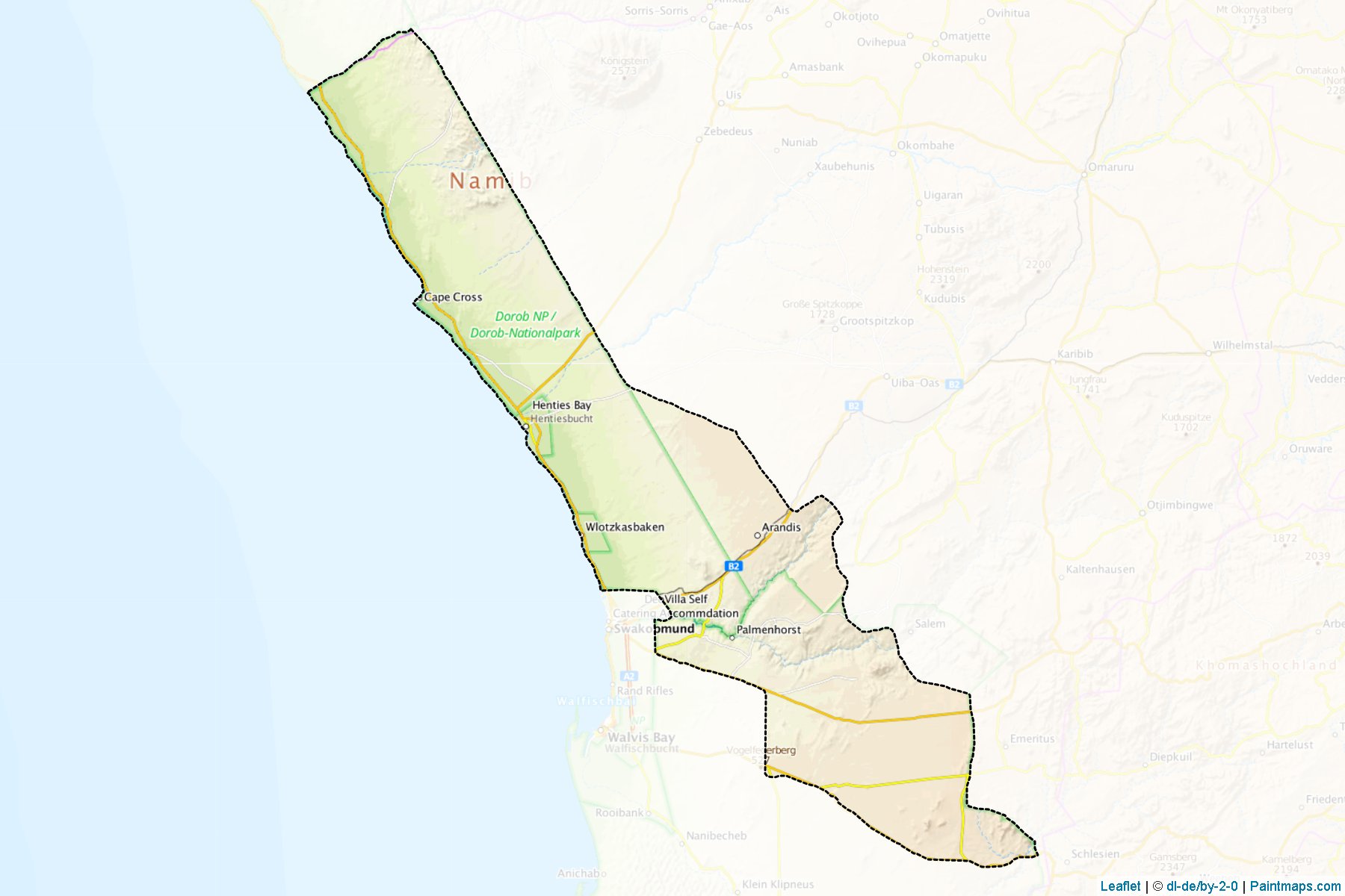 Arandis (Erongo) Map Cropping Samples-1