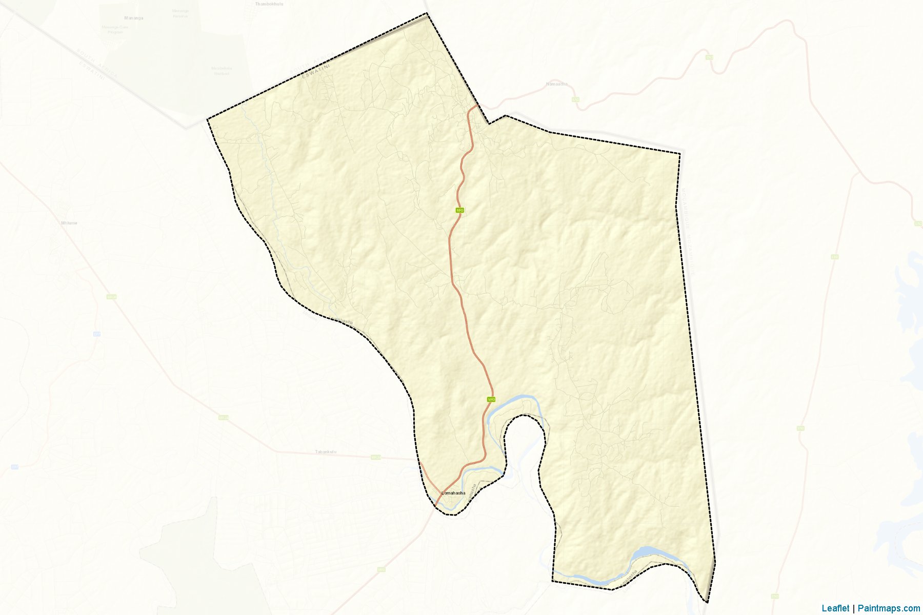 Muestras de recorte de mapas Lomahasha (Lubombo)-2