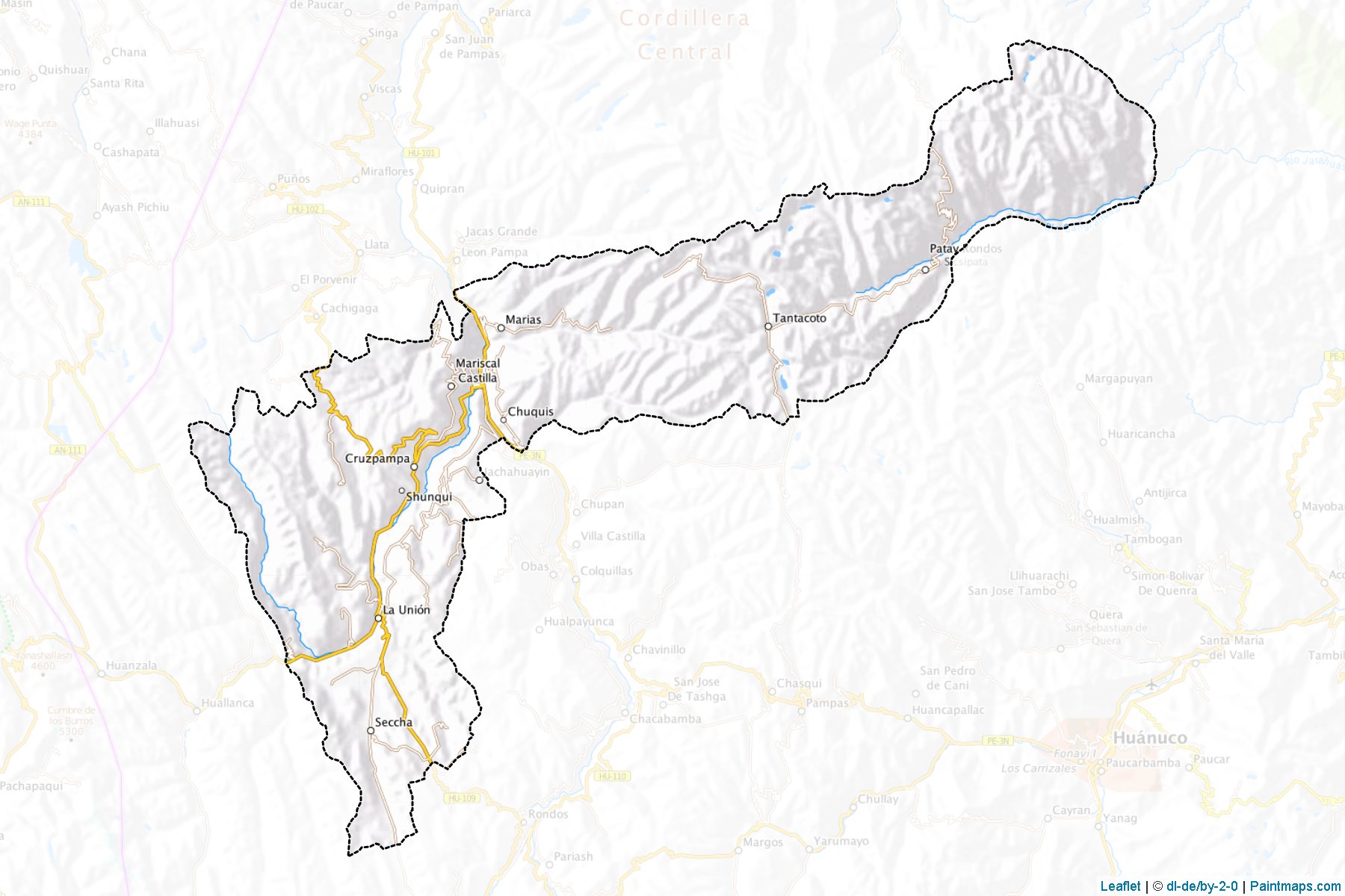 Dos de Mayo (Huanuco) Map Cropping Samples-1