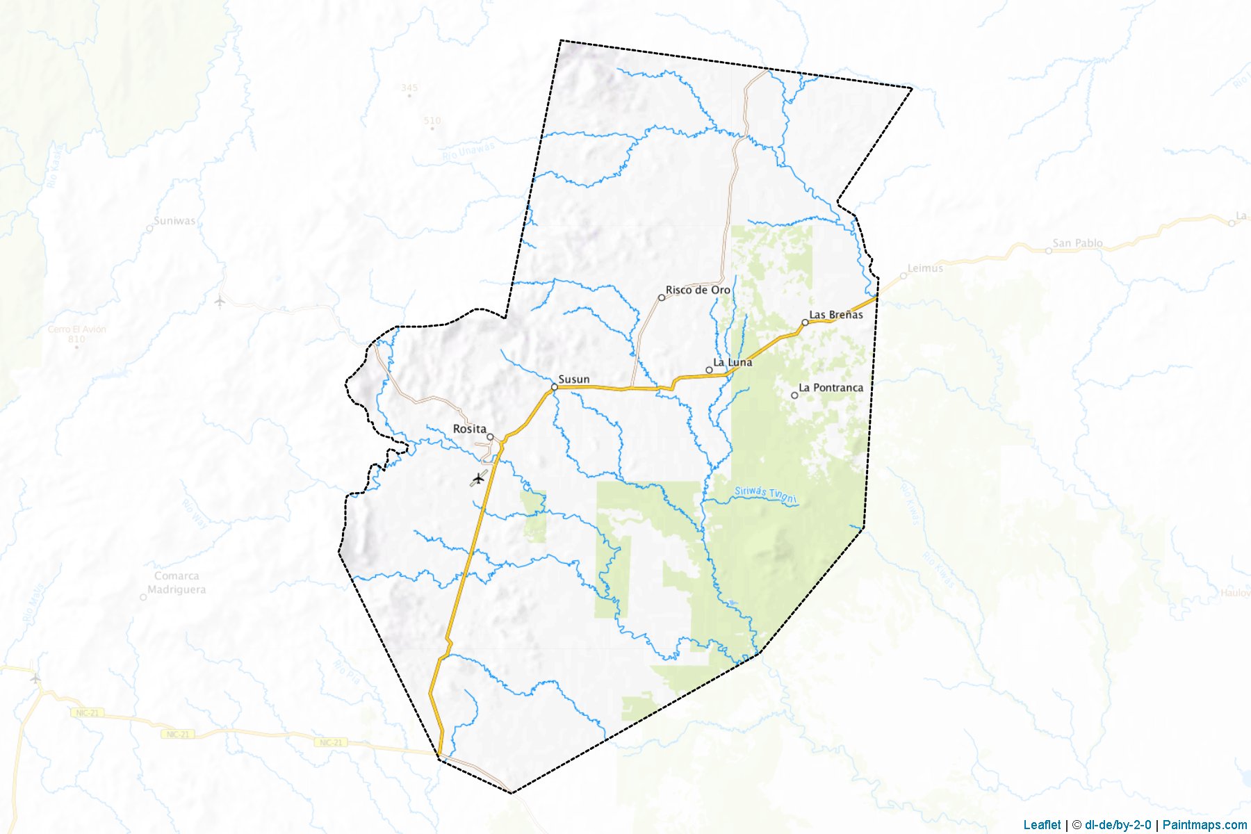 Muestras de recorte de mapas Rosita (Atlántico Norte)-1