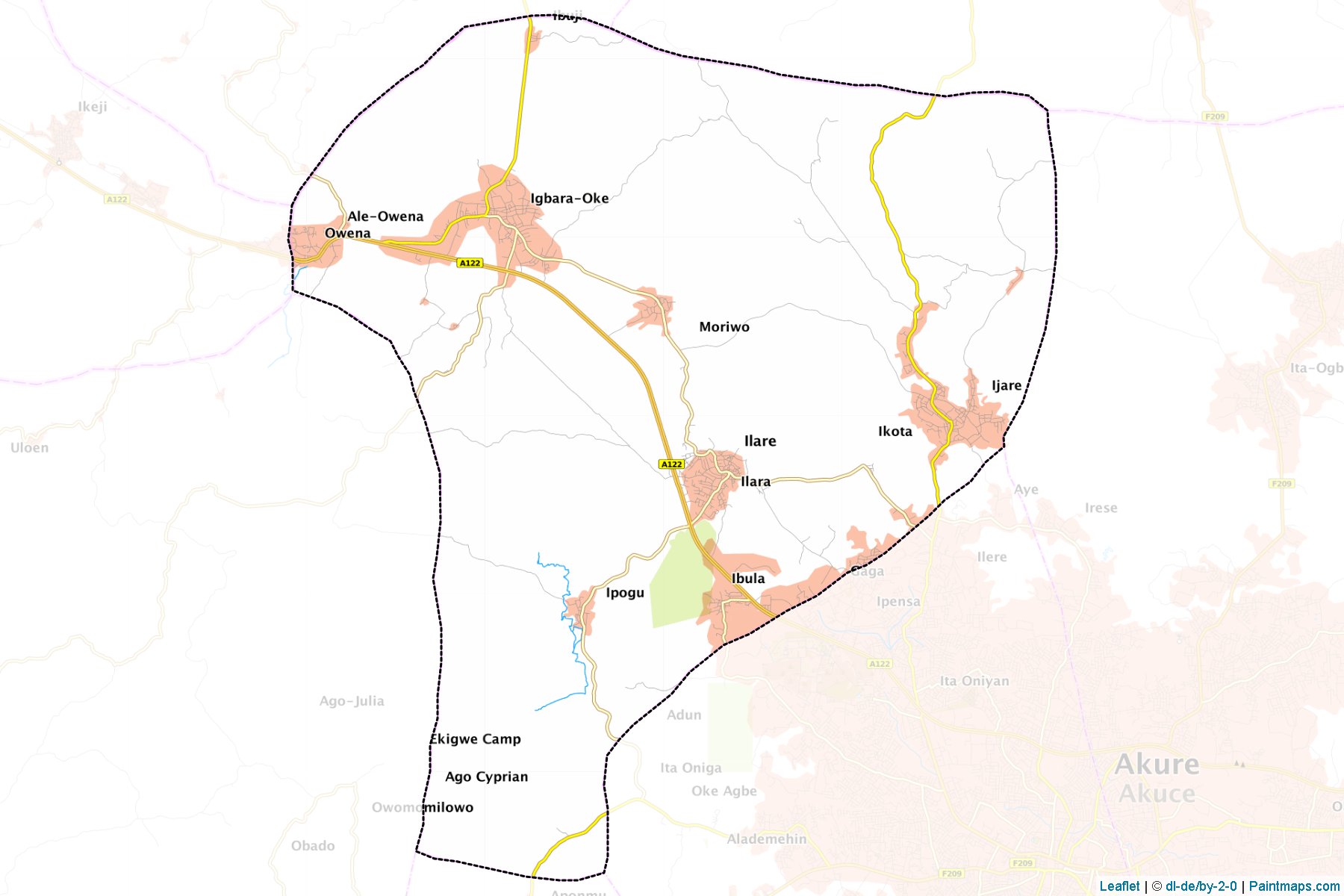 Muestras de recorte de mapas Ifedore (Ondo)-1