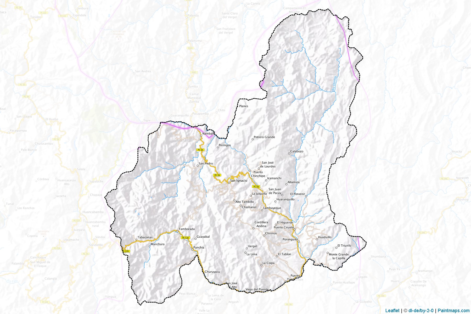 Muestras de recorte de mapas San Ignacio (Cajamarca)-1