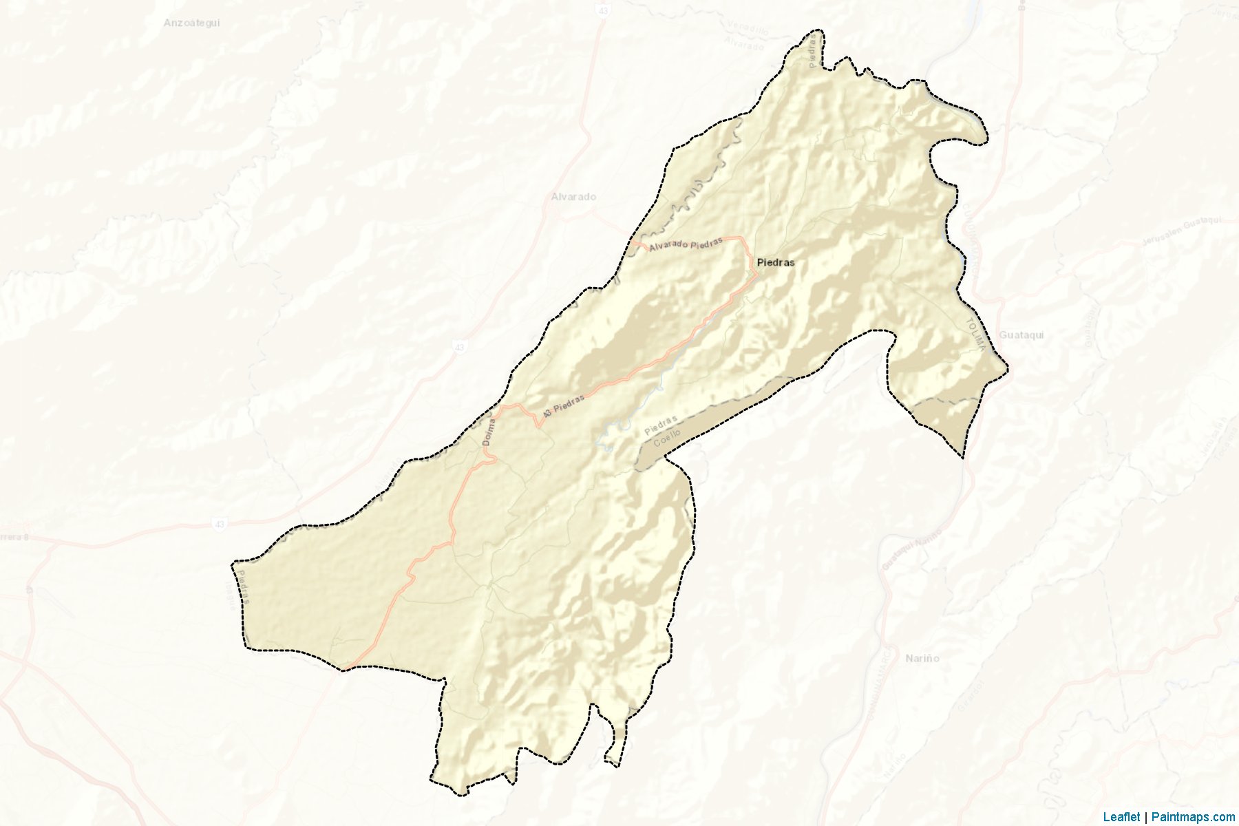 Muestras de recorte de mapas Piedras (Tolima)-2