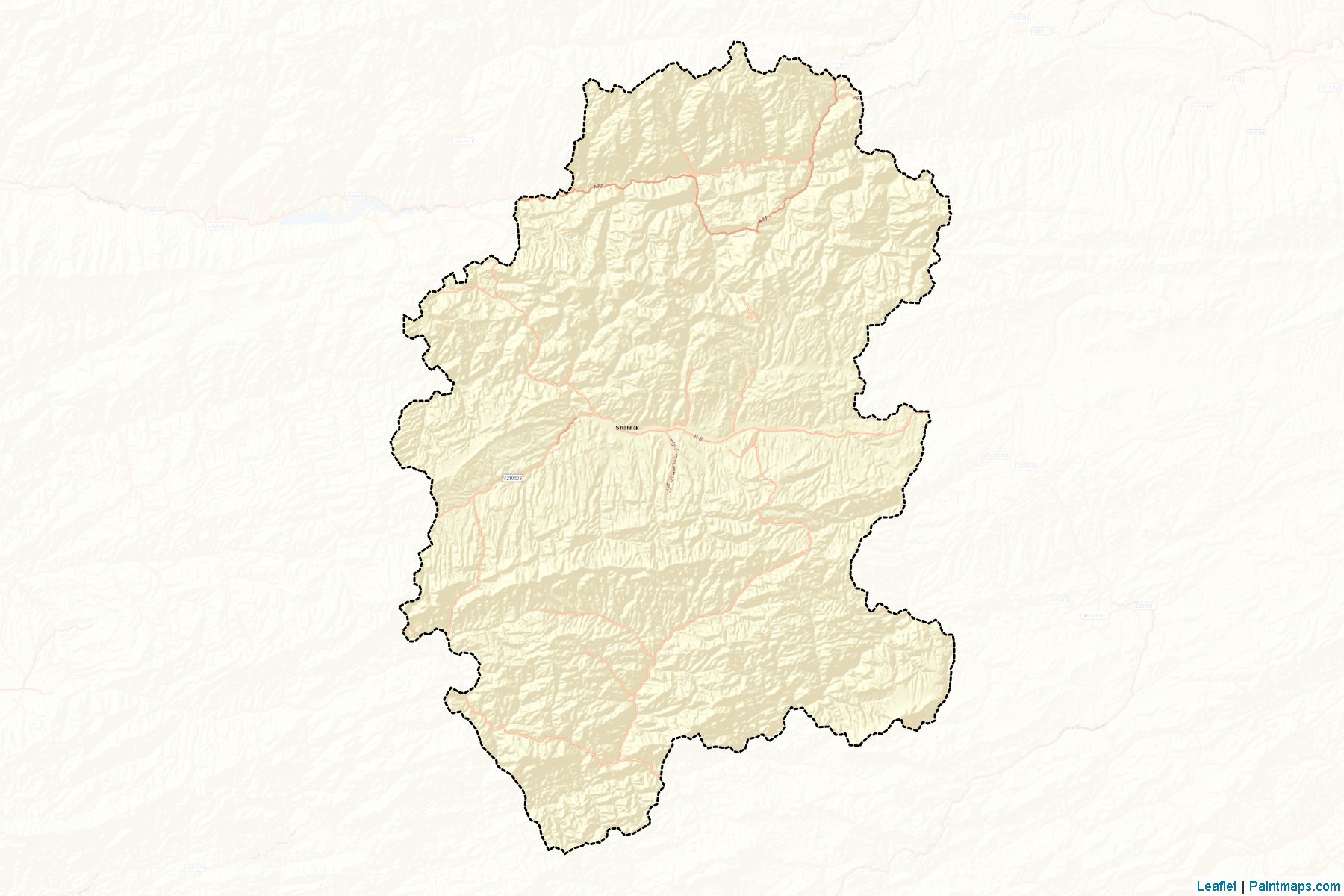 Shahrak (Ghowr) Map Cropping Samples-2