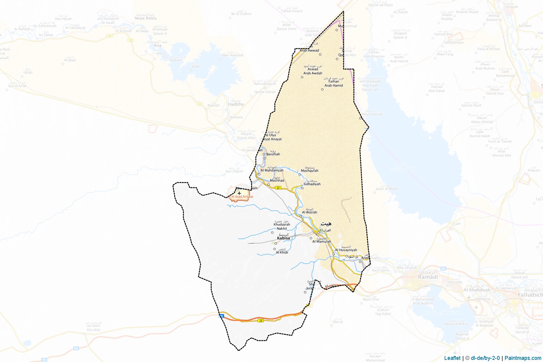 Heet (Anbar ili) Haritası Örnekleri-1