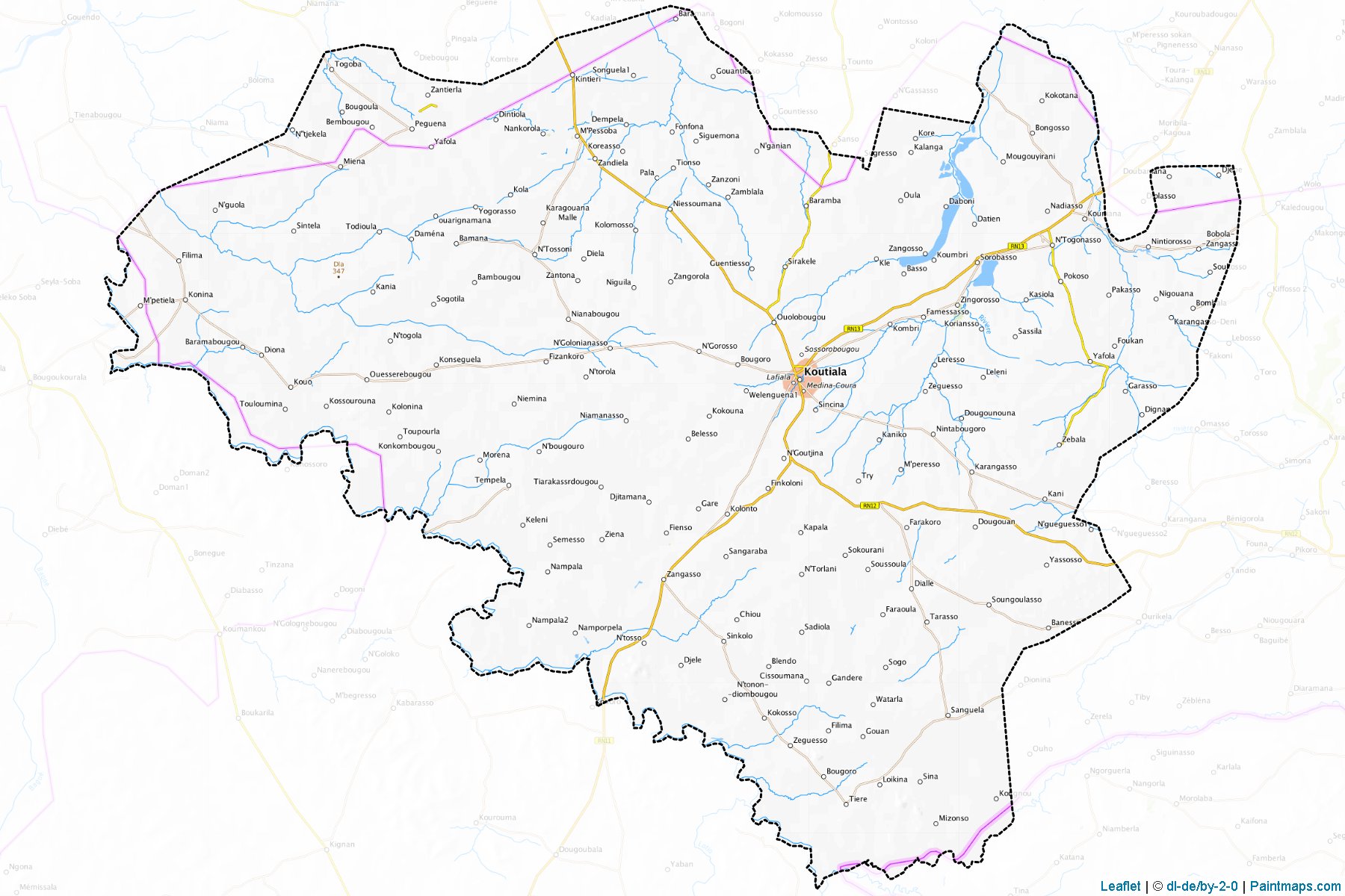 Koutiala (Sikasso) Map Cropping Samples-1