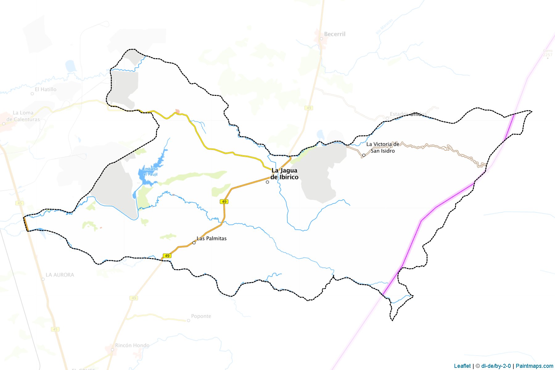 Muestras de recorte de mapas La Jagua De Ibirico (Cesar)-1