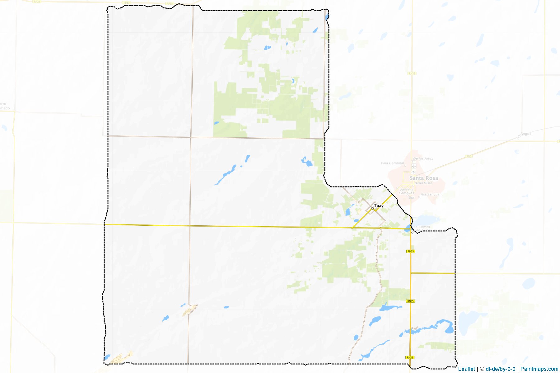 Toay (La Pampa) Map Cropping Samples-1