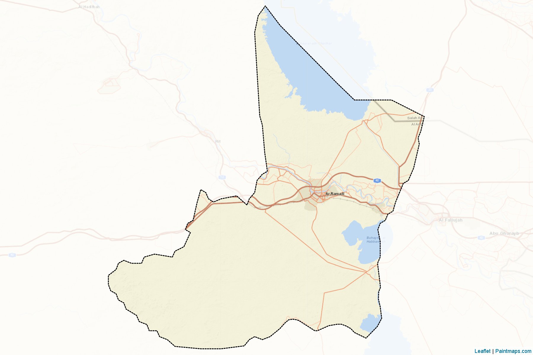 Ramadi (Al-Anbar) Map Cropping Samples-2