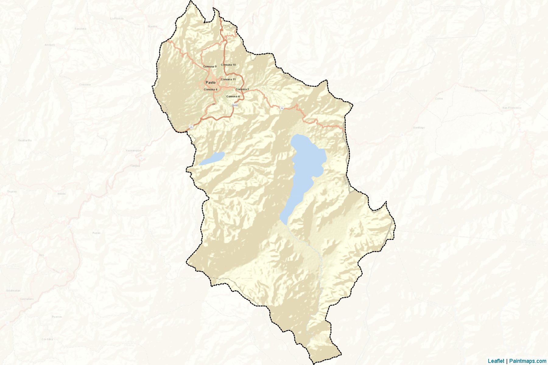 Muestras de recorte de mapas Pasto (Nariño)-2