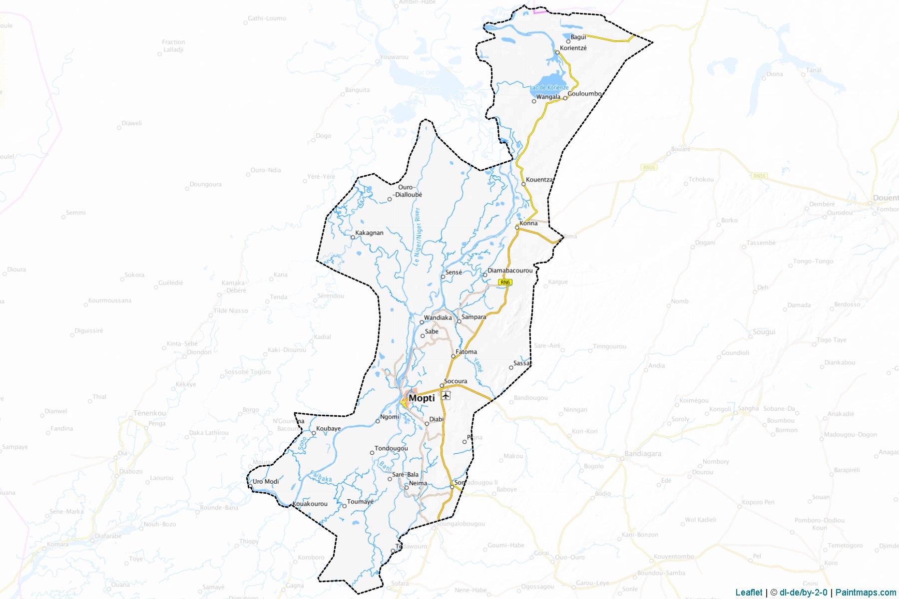 Mopti Cercle (Mopti) Map Cropping Samples-1