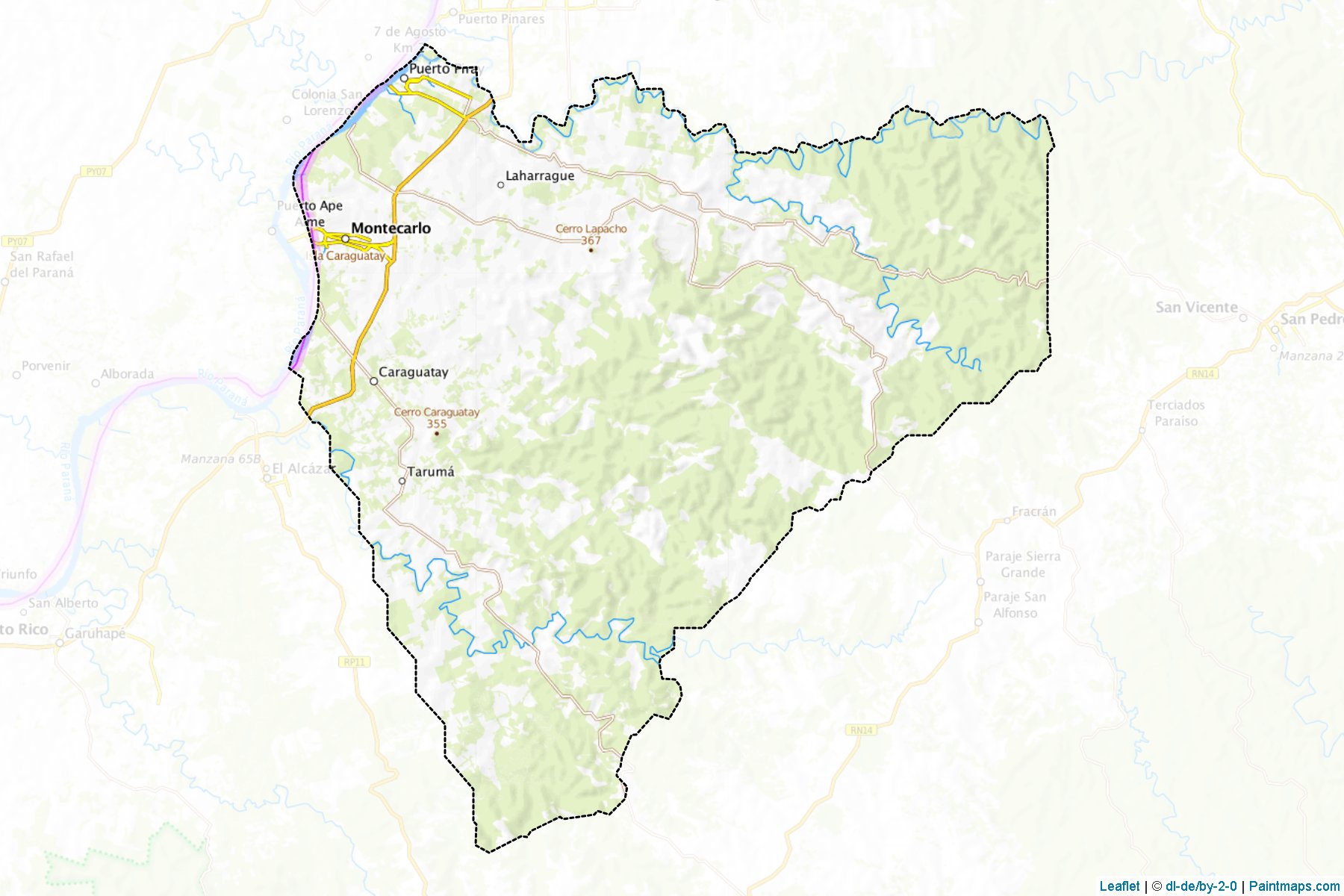 Montecarlo (Misiones) Map Cropping Samples-1