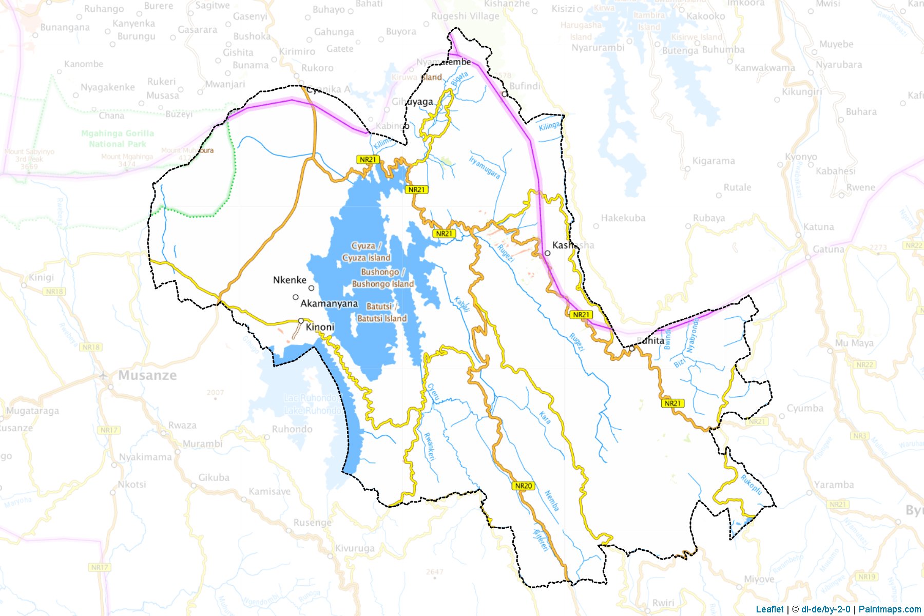 Muestras de recorte de mapas Burera (Northern)-1