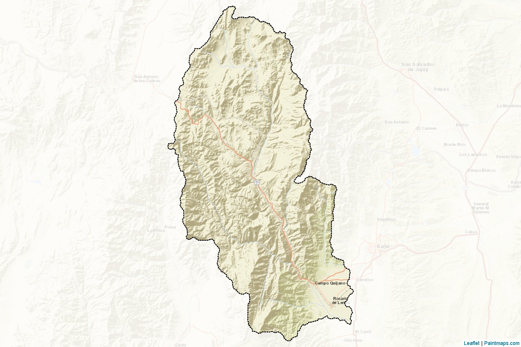 Muestras de recorte de mapas Rosario De Lerma (Salta)-2