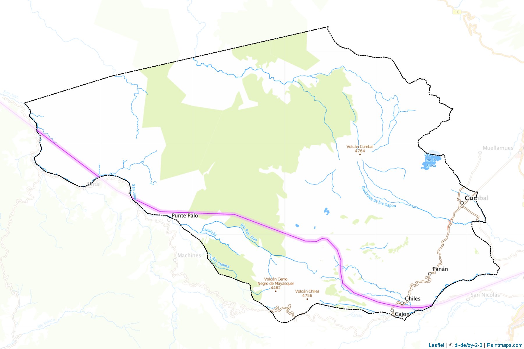 Cumbal (Nariño) Haritası Örnekleri-1