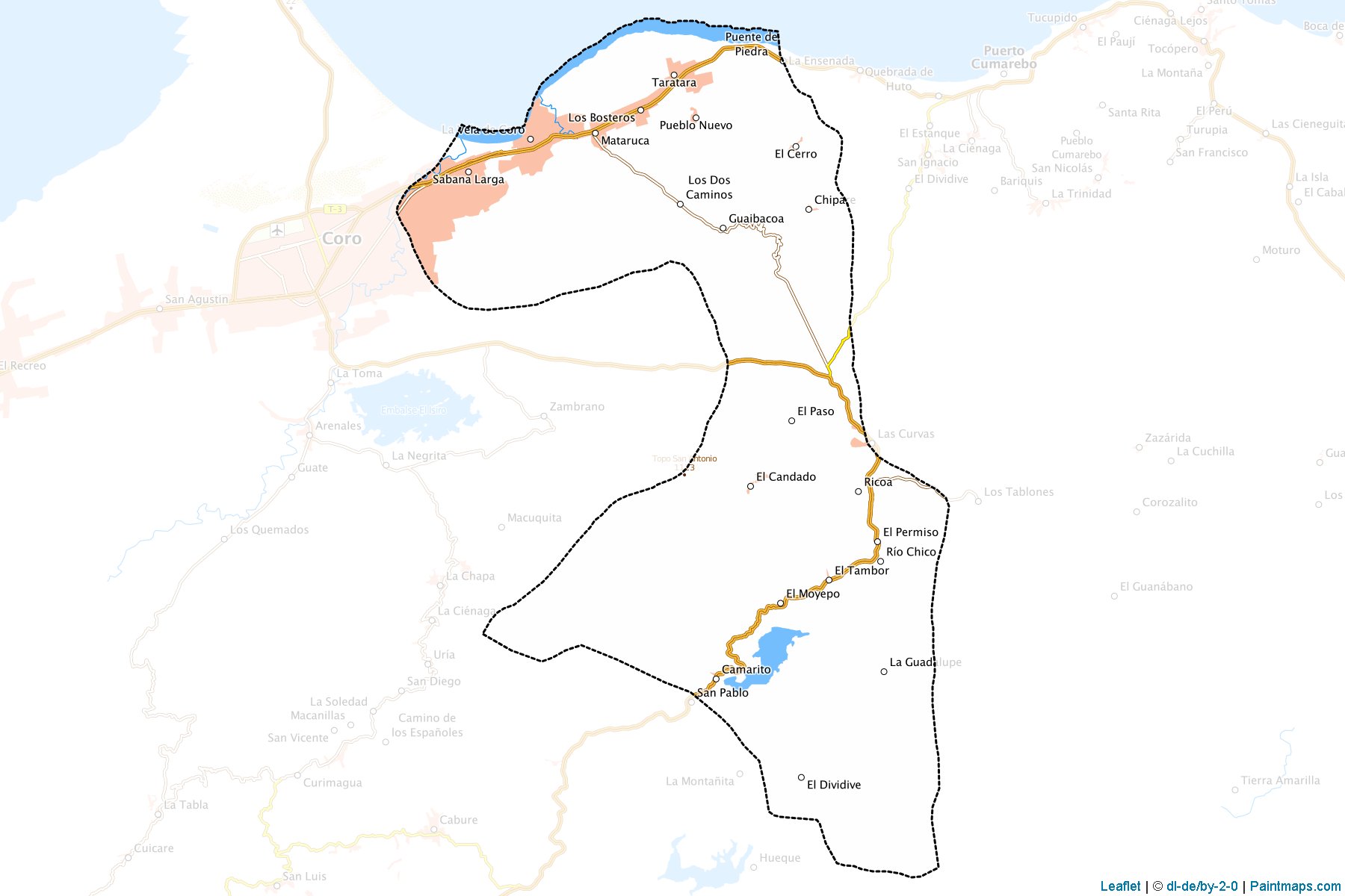 Muestras de recorte de mapas Colina (Falcón)-1