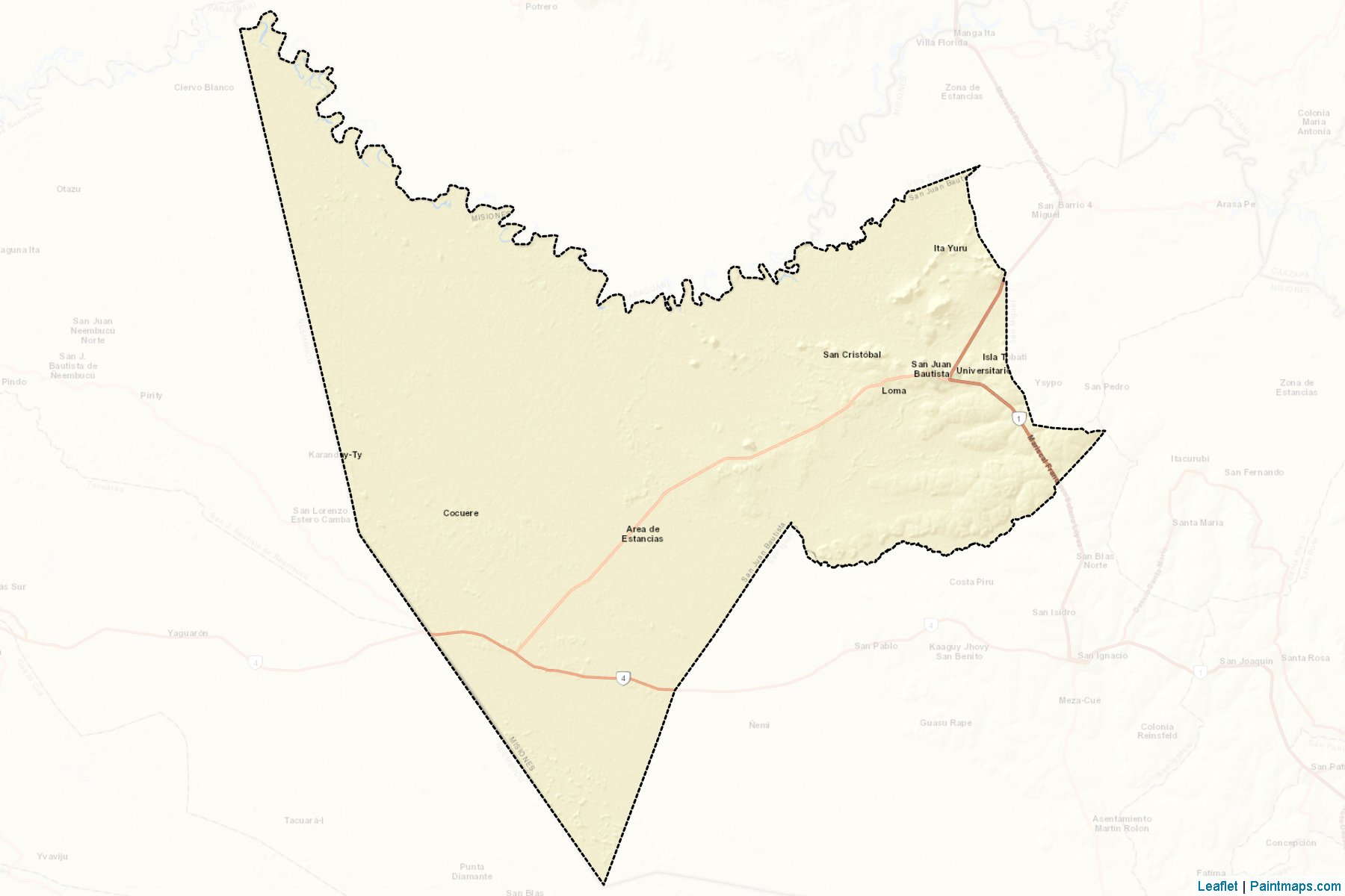 Muestras de recorte de mapas San Juan Bautista (Misiones)-2