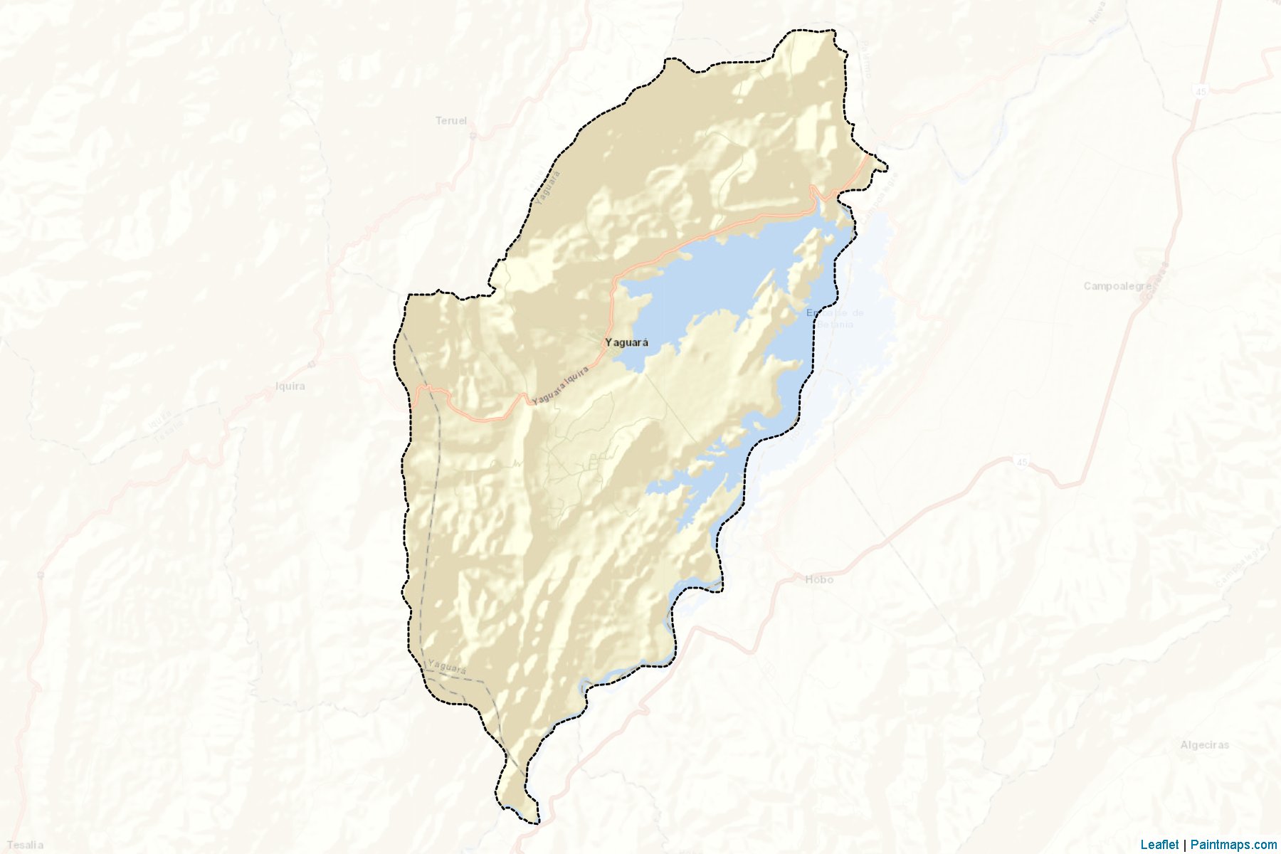 Muestras de recorte de mapas Yaguará (Huila)-2