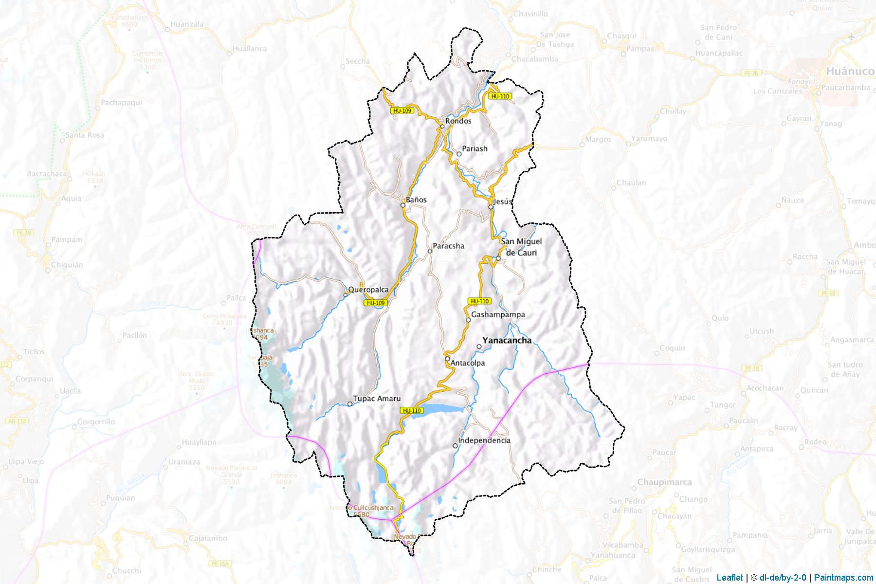 Lauricocha (Huanuco) Map Cropping Samples-1