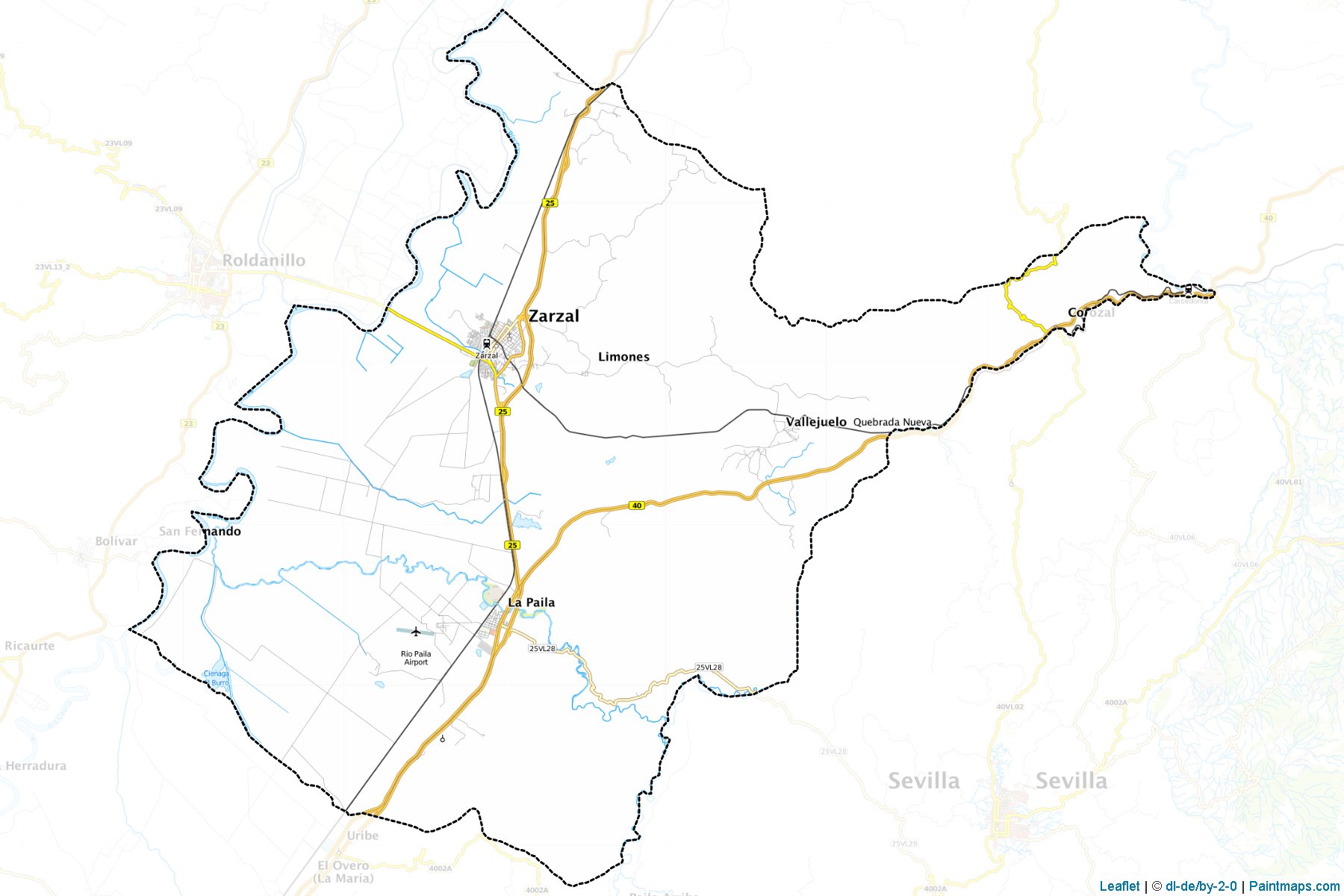 Zarzal (Valle del Cauca) Map Cropping Samples-1