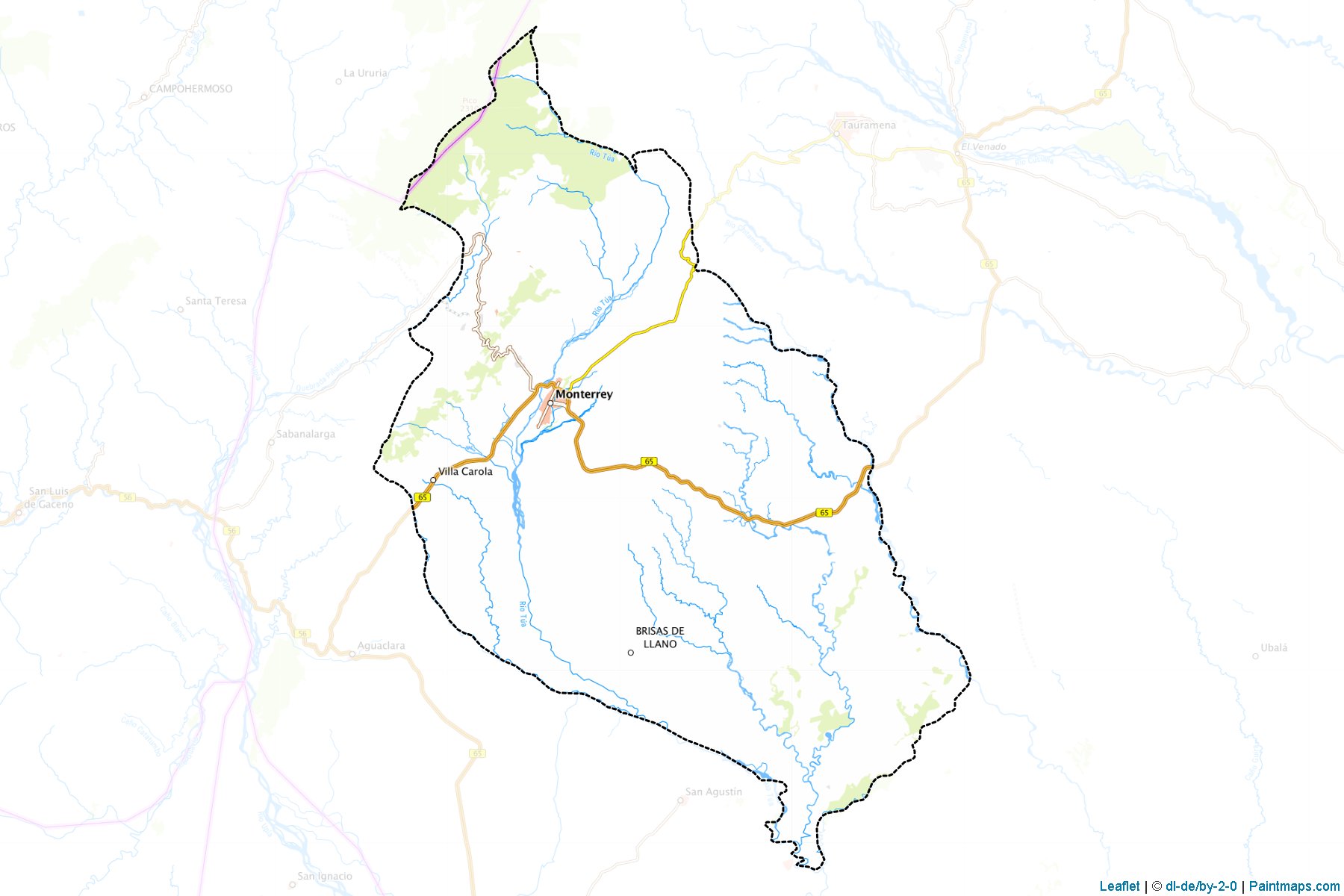 Muestras de recorte de mapas Monterrey (Casanare)-1