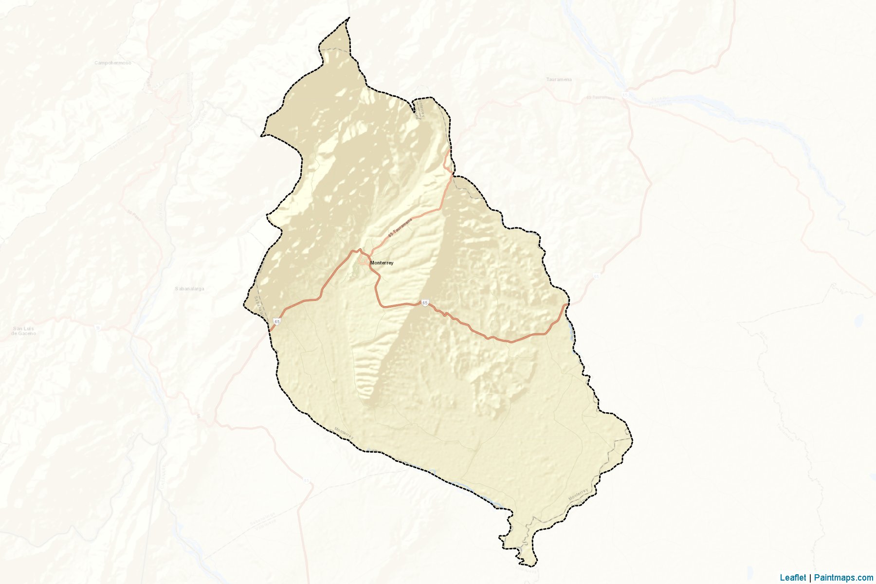 Muestras de recorte de mapas Monterrey (Casanare)-2