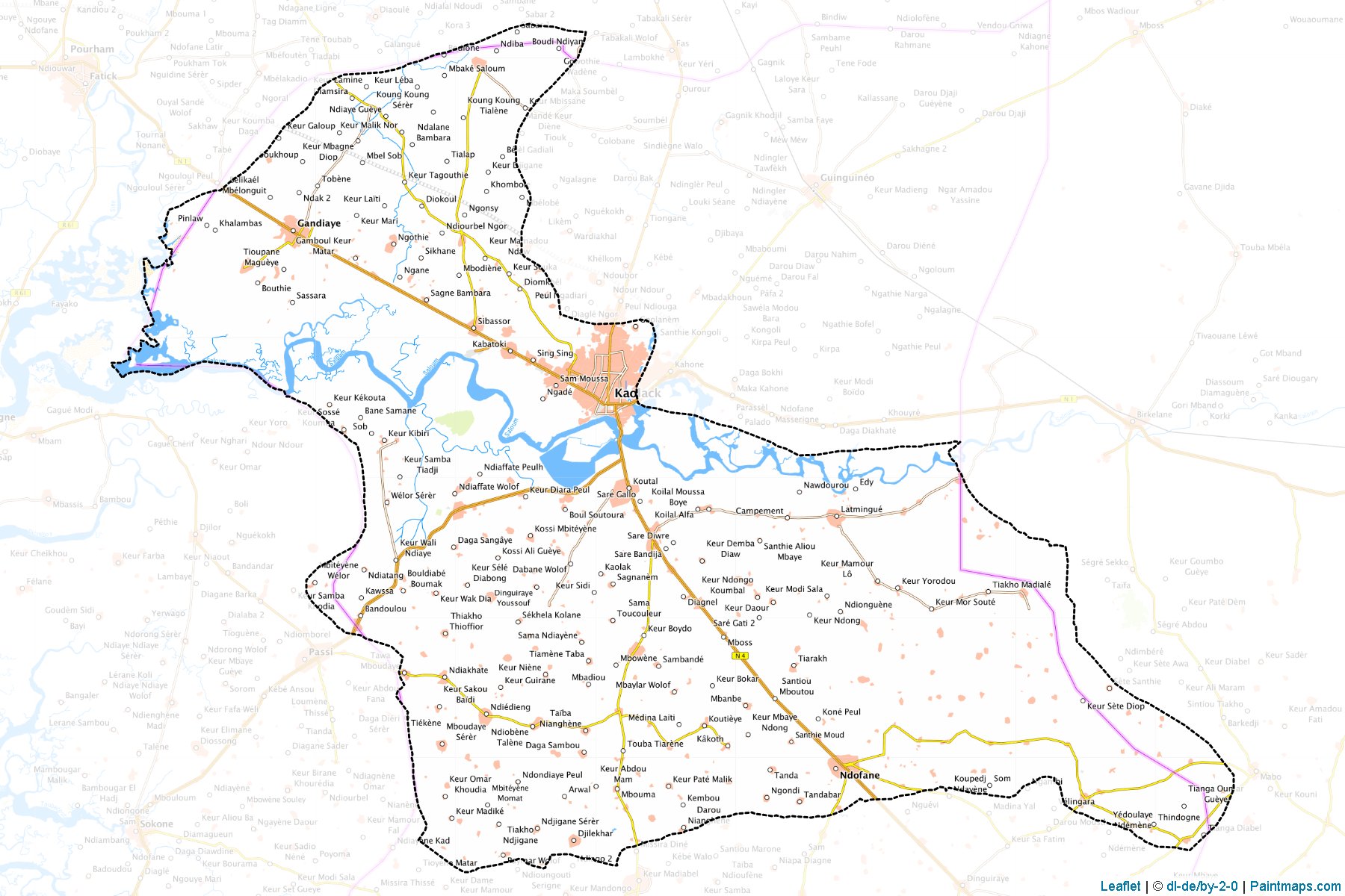 Kaolack (Kaolack) Map Cropping Samples-1