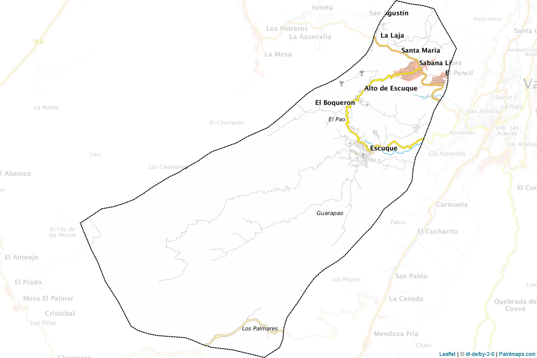 Muestras de recorte de mapas Escuque (Trujillo)-1