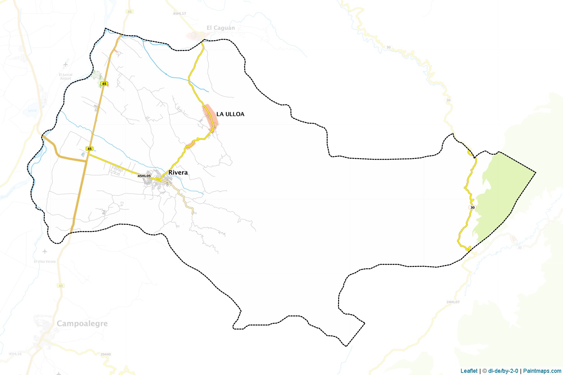 Muestras de recorte de mapas Rivera (Huila)-1