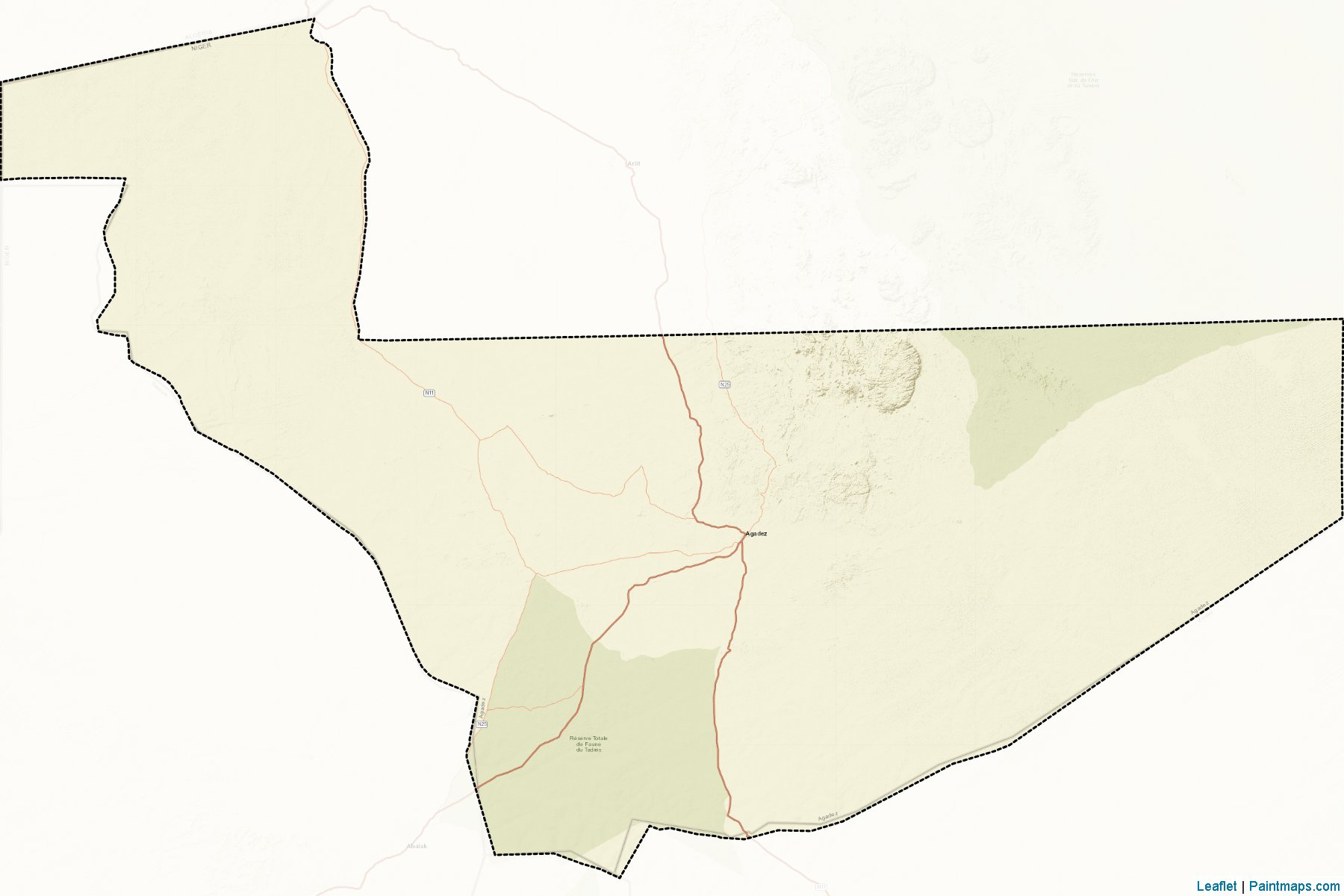 Tchighozerine (Agadez) Map Cropping Samples-2