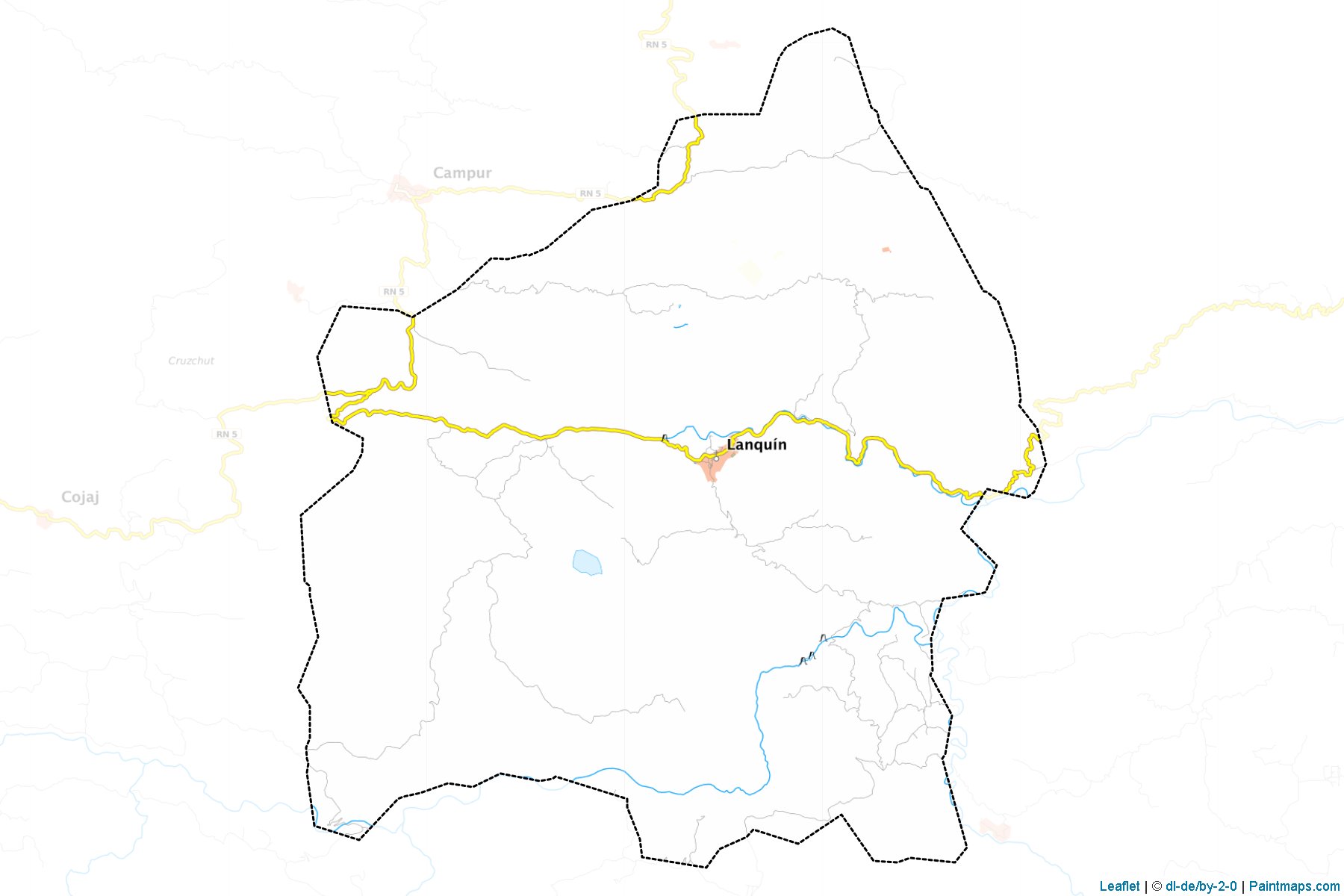 Muestras de recorte de mapas Lanquin (Alta Verapaz)-1