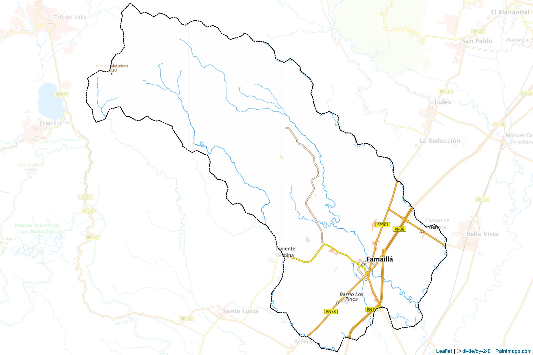 Famaillá (Tucuman) Map Cropping Samples-1