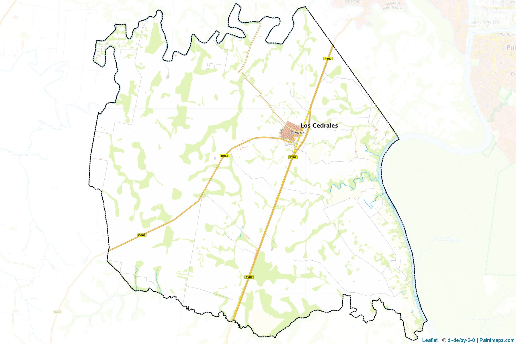 Muestras de recorte de mapas Los Cedrales (Alto Paraná)-1