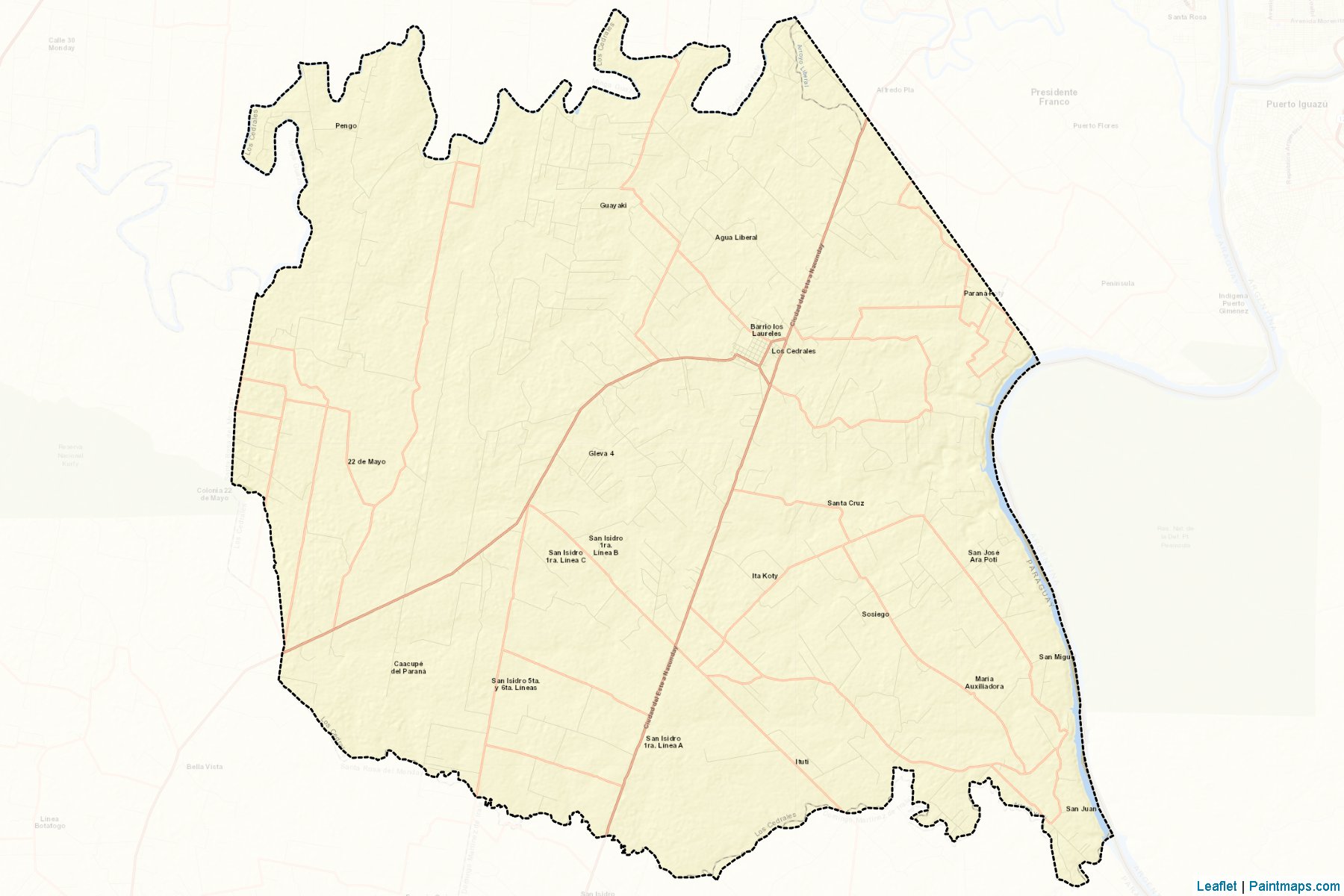 Muestras de recorte de mapas Los Cedrales (Alto Paraná)-2