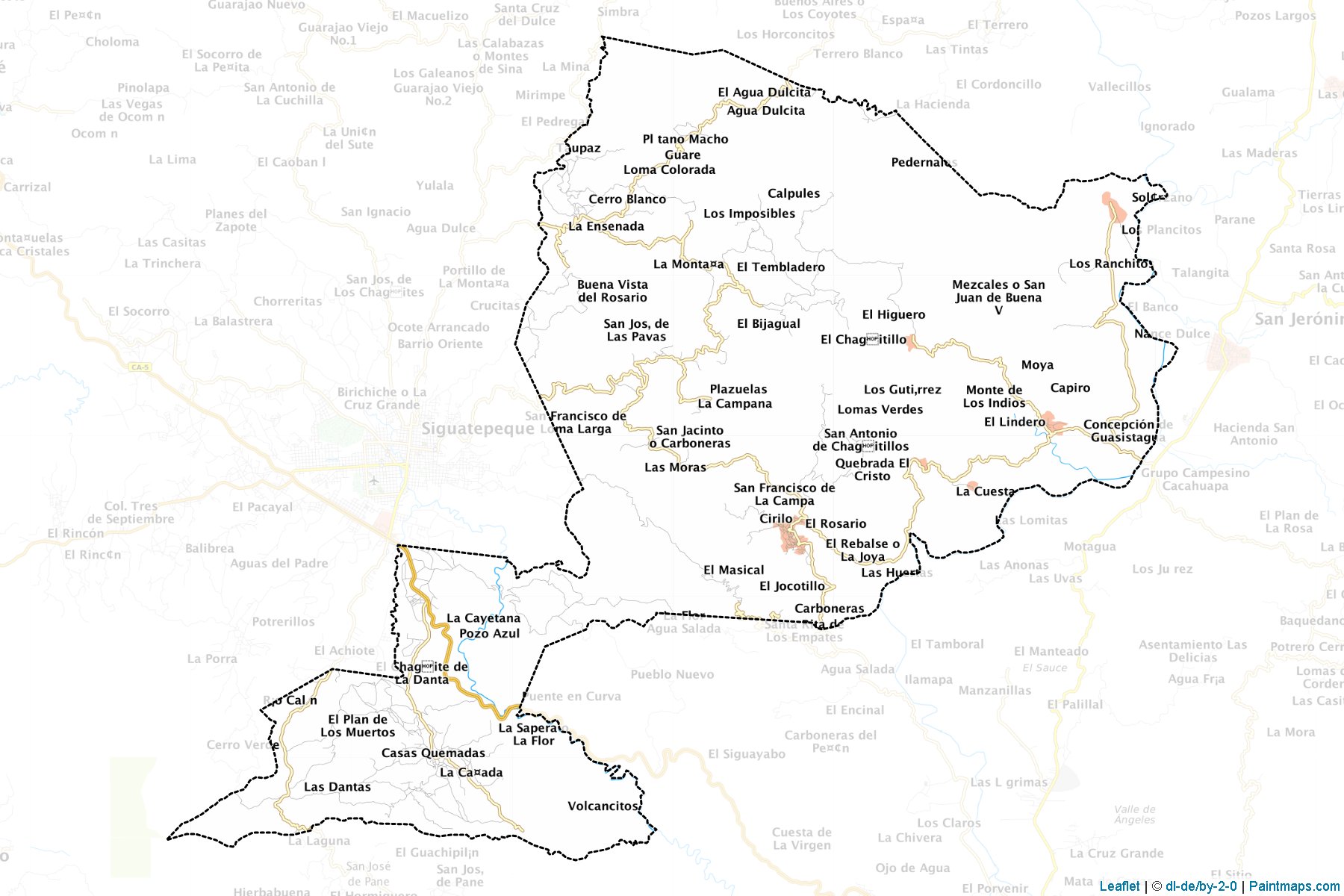 El Rosario (Comayagua) Map Cropping Samples-1