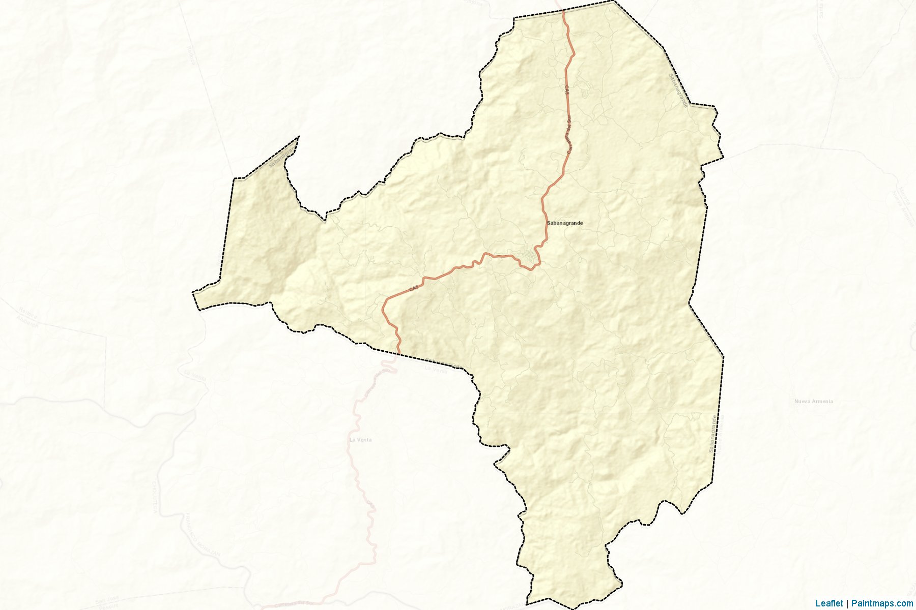 Muestras de recorte de mapas Sabanagrande (Francisco Morazán)-2