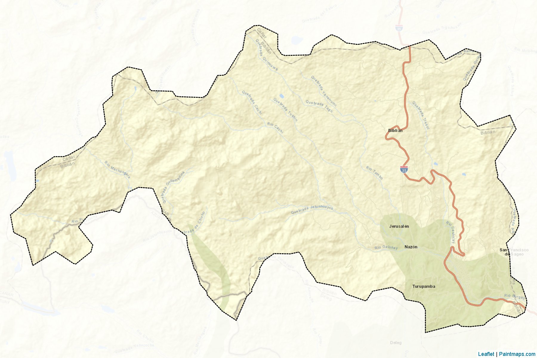 Biblián (Cañar) Map Cropping Samples-2