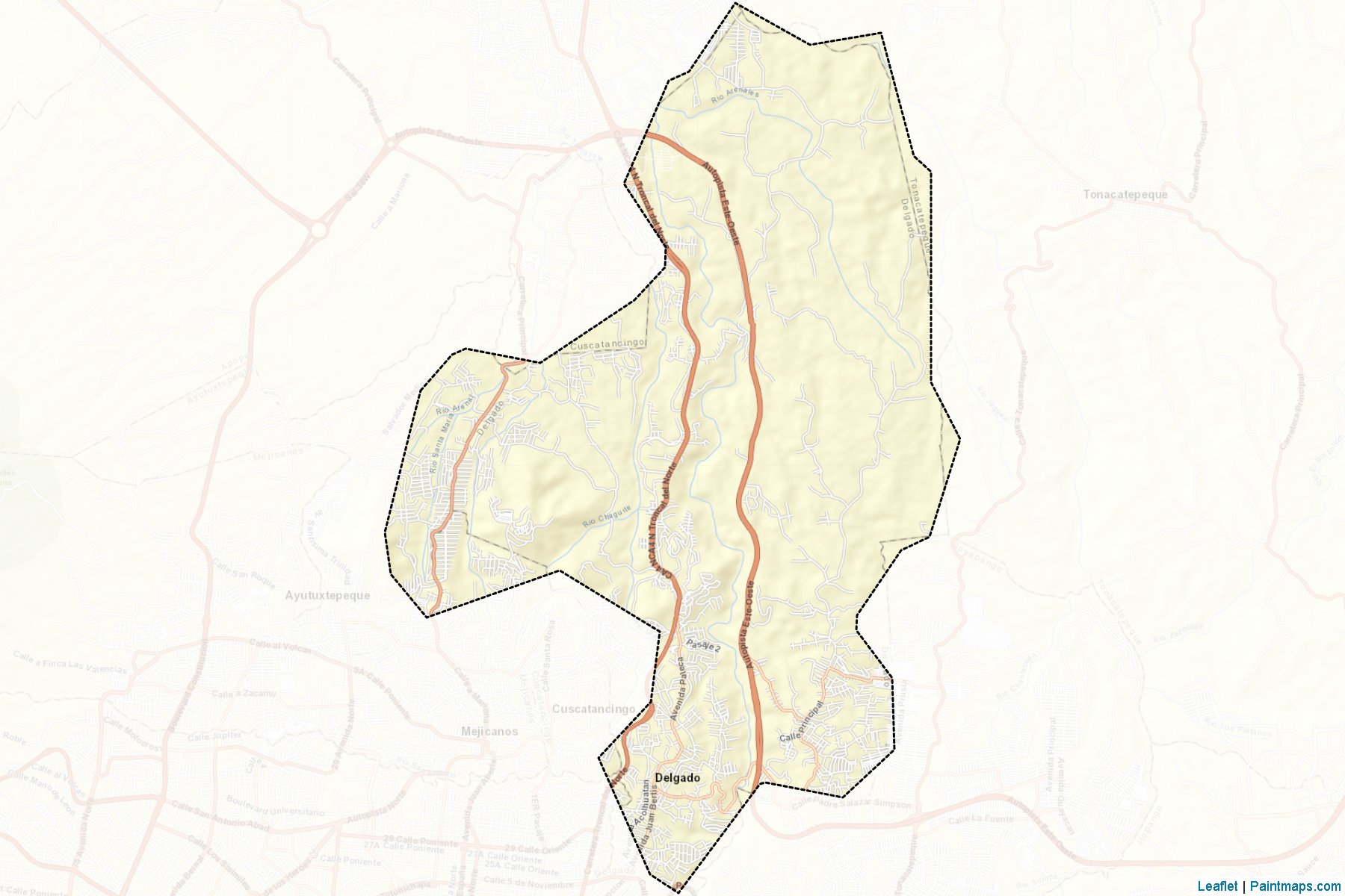 Muestras de recorte de mapas Delgado (San Salvador)-2