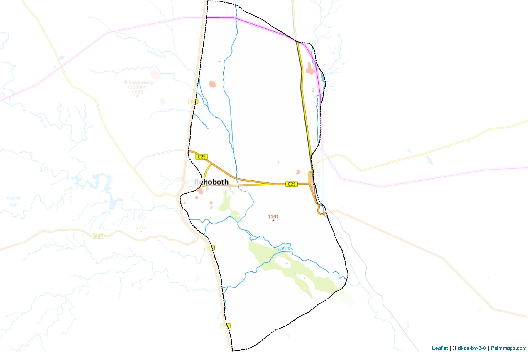 Rehoboth Urban East (Hardap) Map Cropping Samples-1